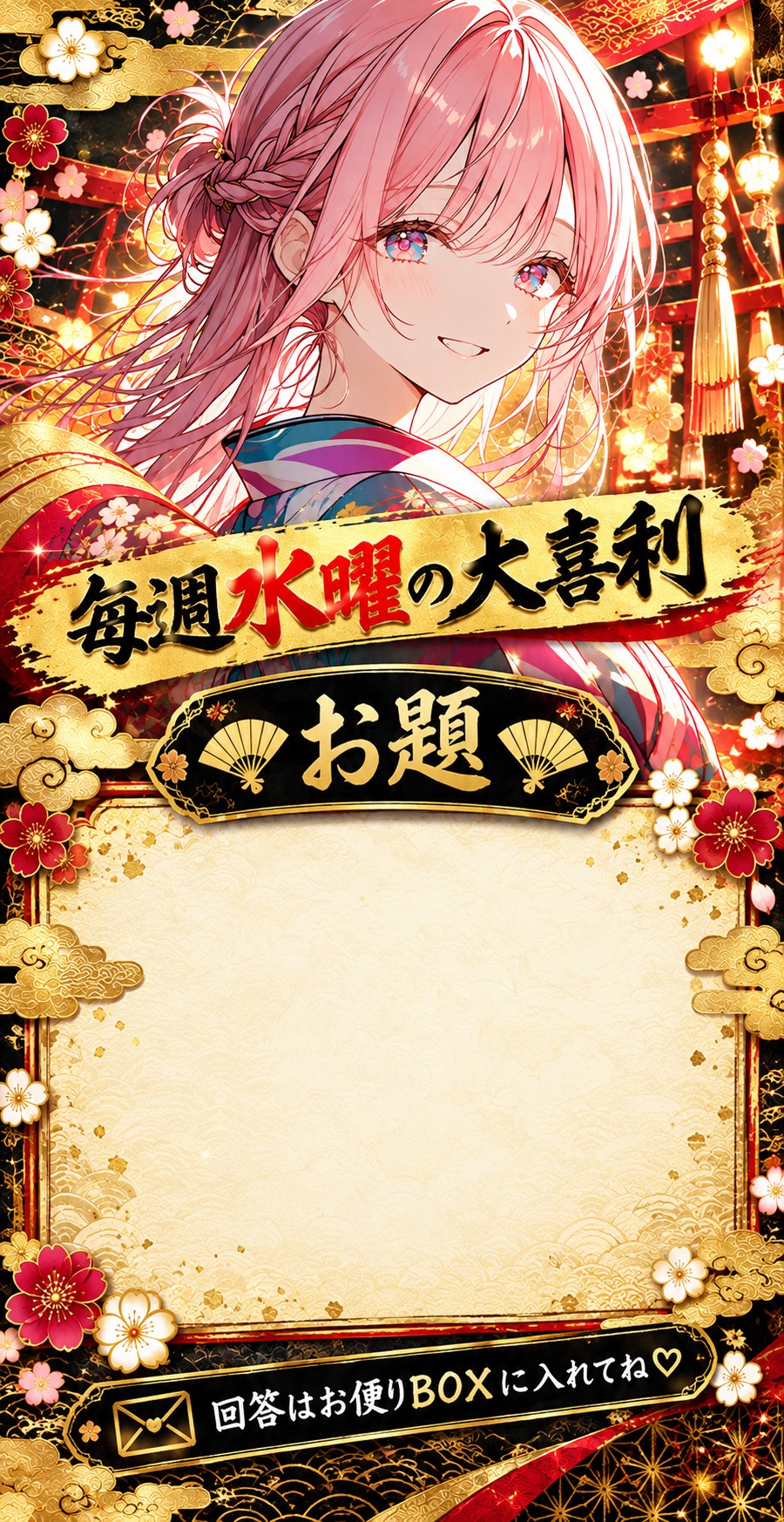 初寝潜◎🪭🪭🪭大喜利やるよ🪭🪭🪭