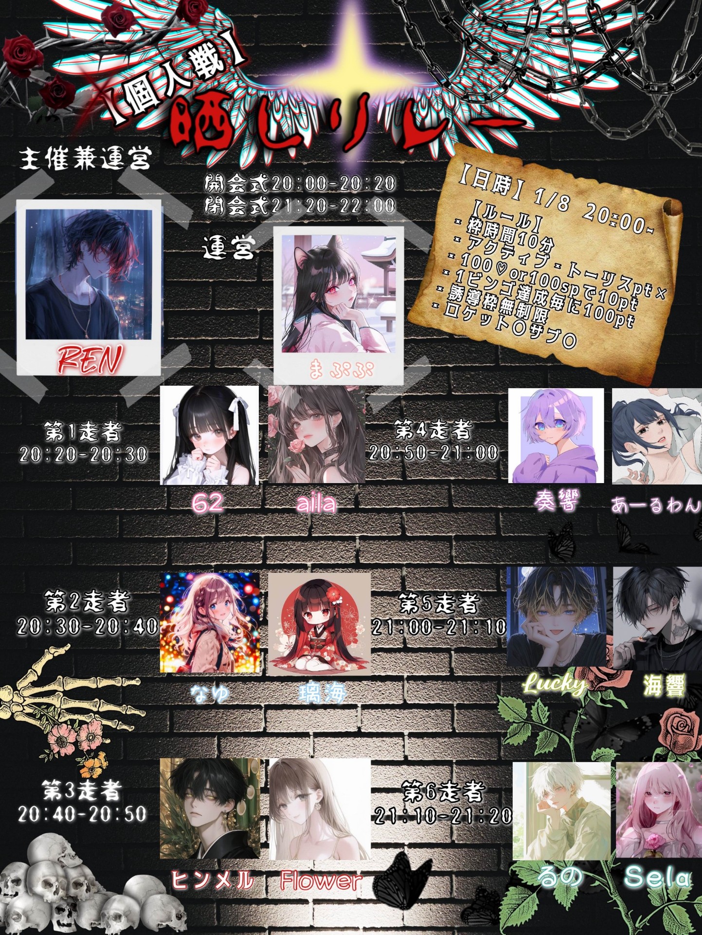 晒しリレー 閉会式