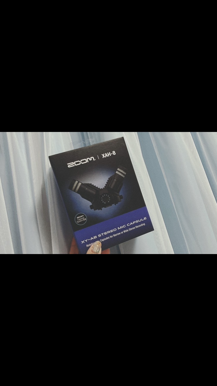 ZOOM   XAH-8 マイクテスト🎙