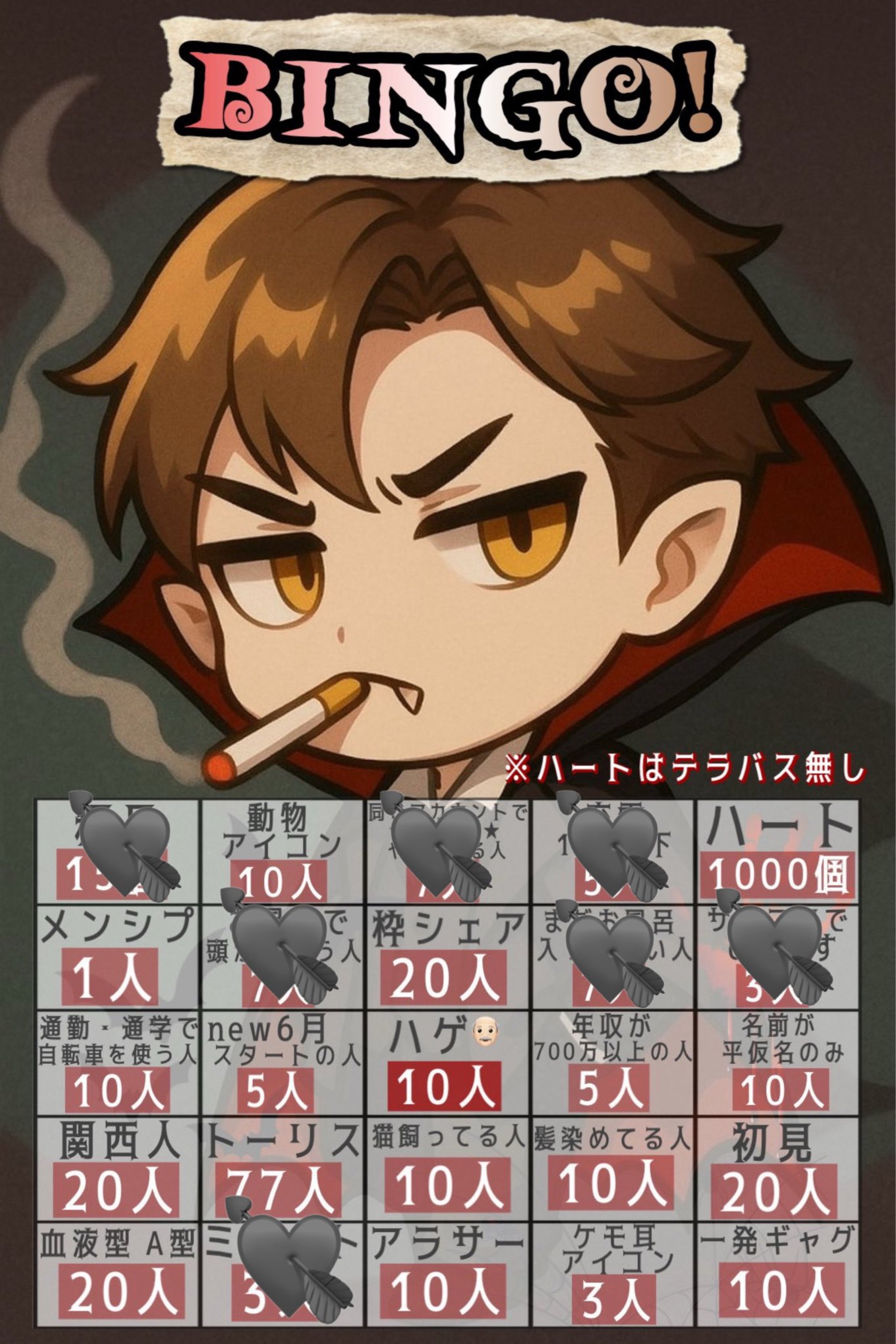 BINGO❕3ヶ月記念❕❕❕