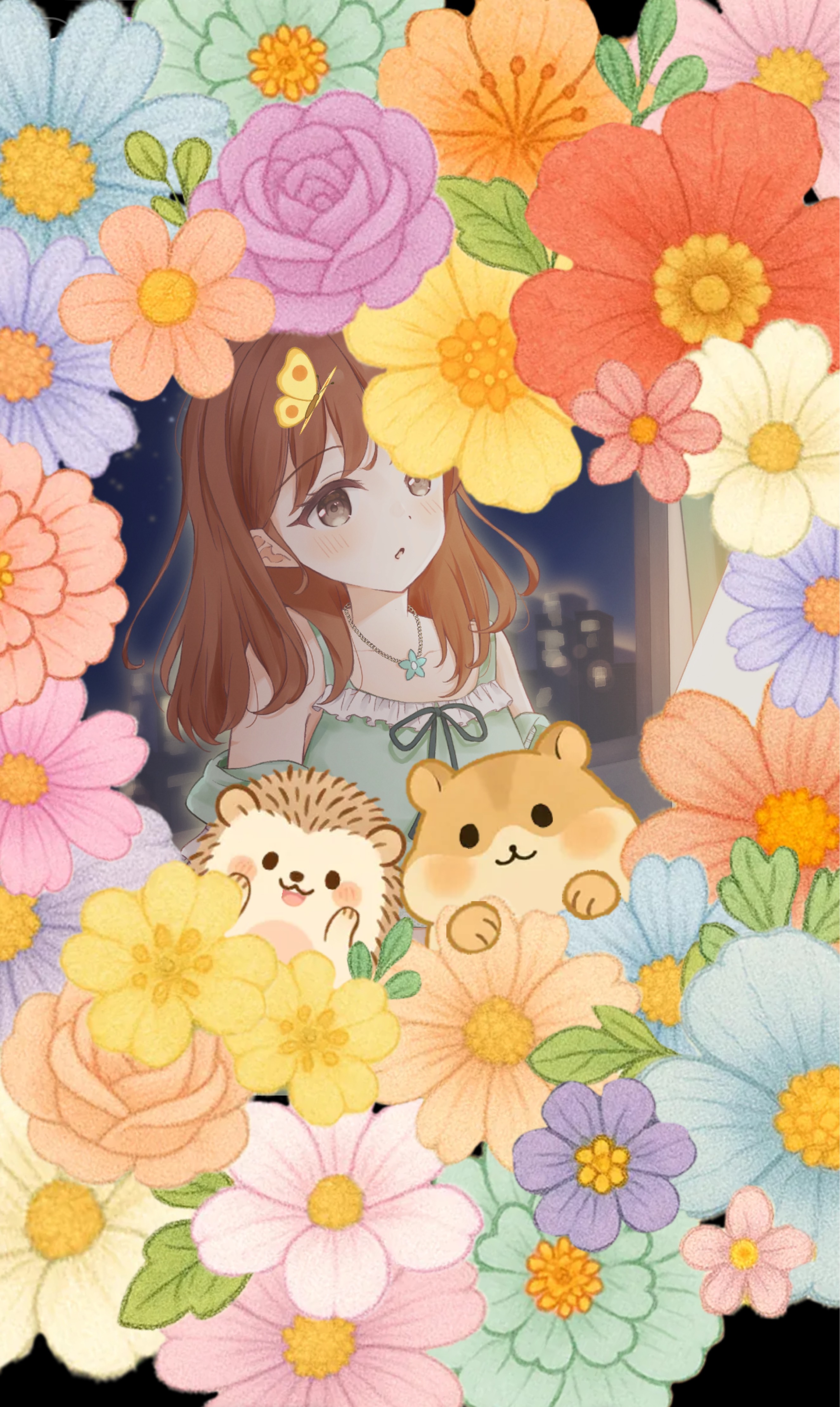 夜ですね💚おつるん