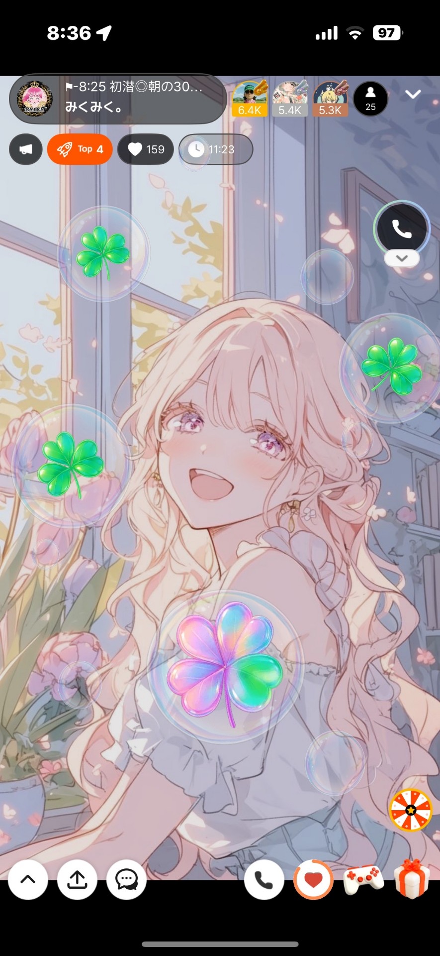 ⚑-8:25 初潜◎朝の30分🌷.*