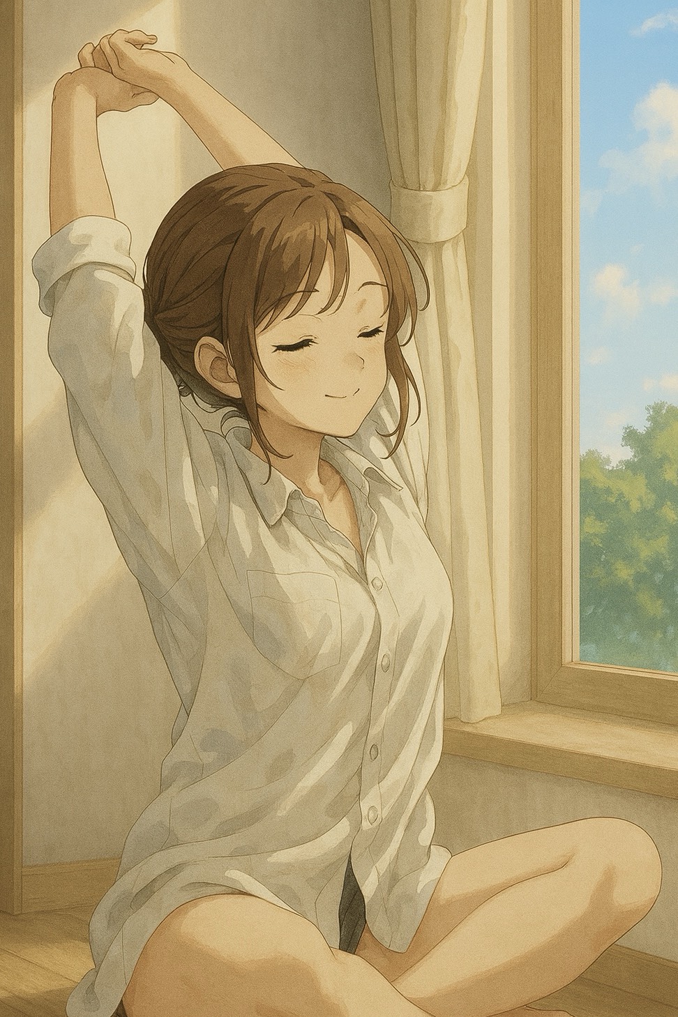 初潜寝👌おはようのばしょ