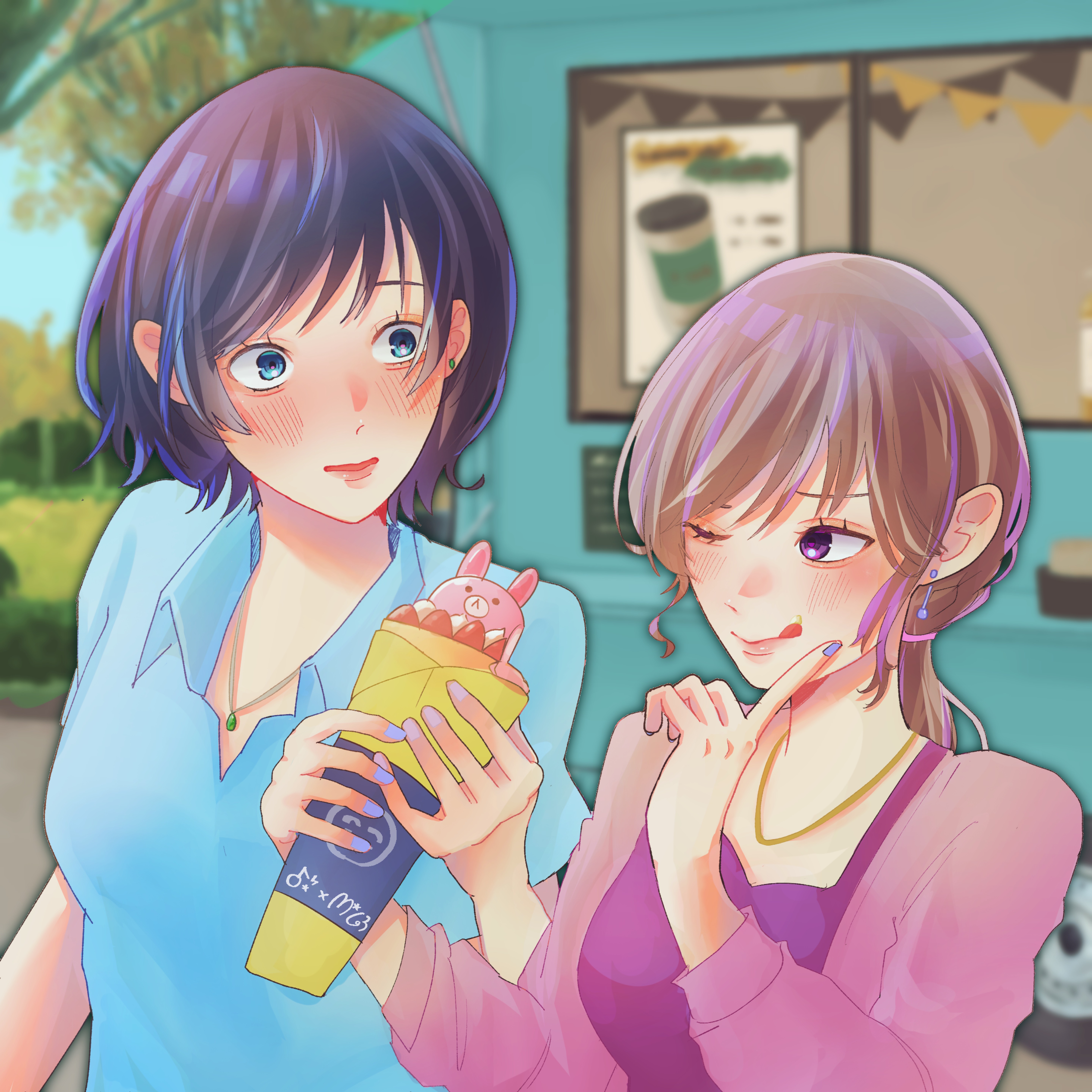 クレープちょうだいっ🫣