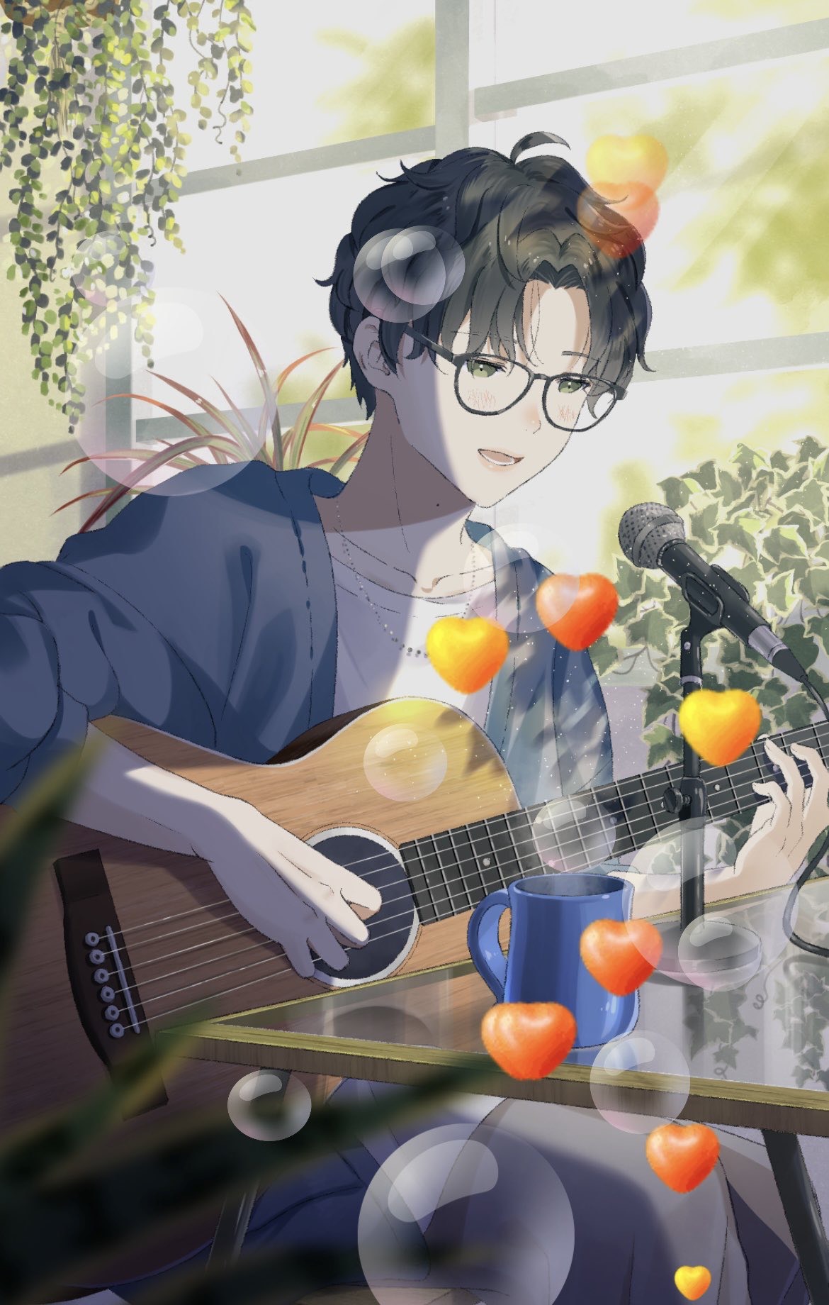初┊︎潜◎  おはよう言いにきて⚯️ ⸒