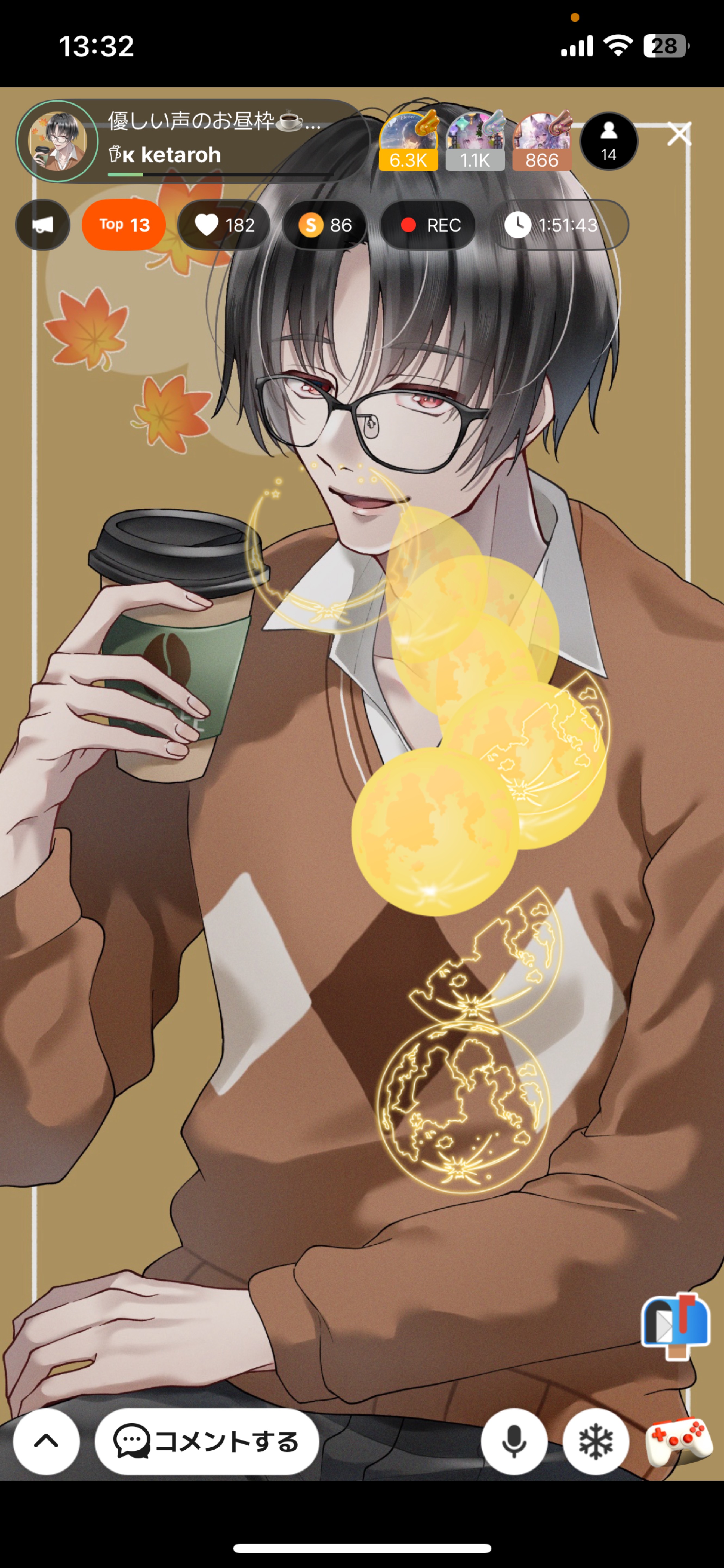 優しい声のお昼枠☕️ 初潜◎