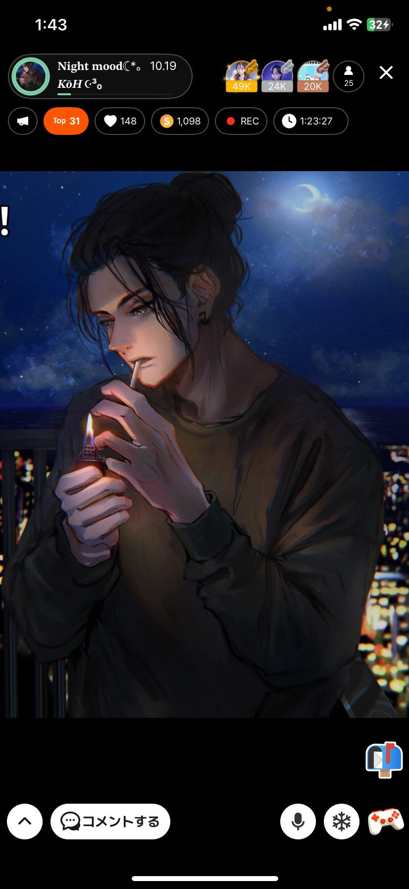 𝐍𝐢𝐠𝐡𝐭 𝐦𝐨𝐨𝐝☾*。 10.19