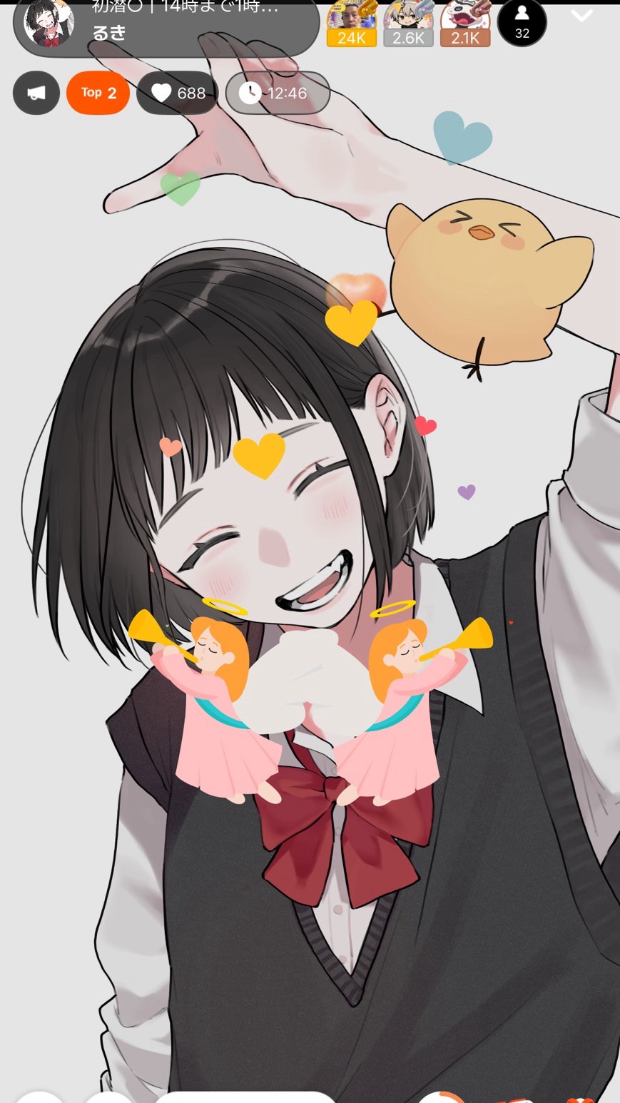 初潜○｜14時まで1時間🐤
