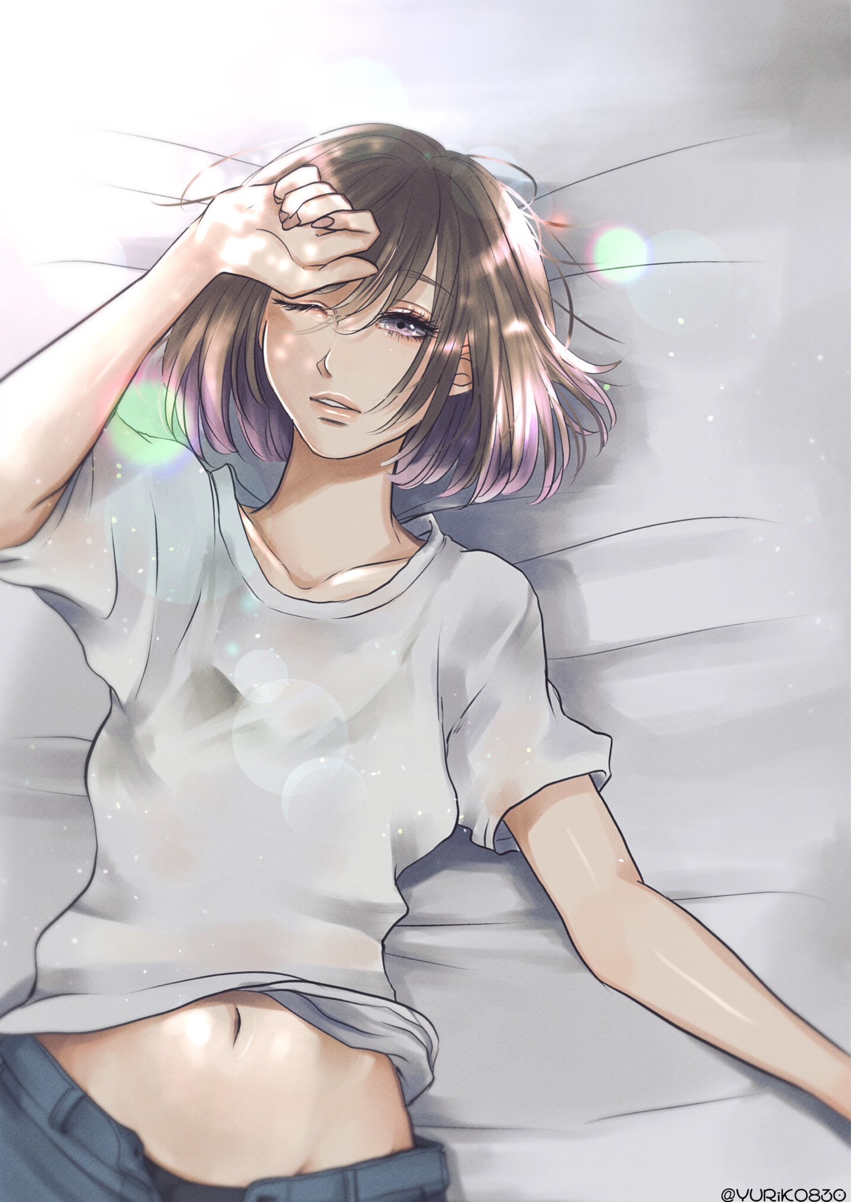 だらだらと