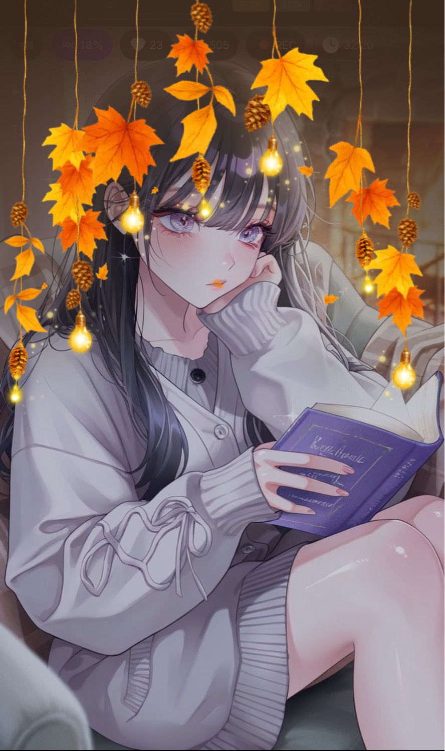 おやすみ前にまったりと𓂃 𓈒𓏸◌‬