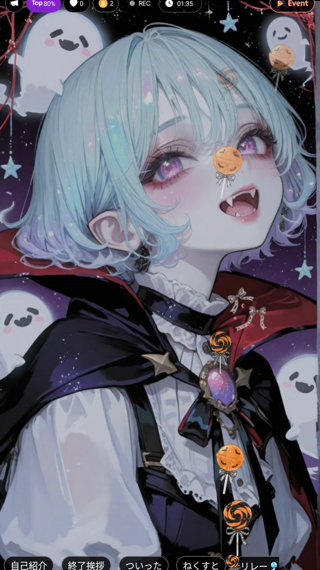 初潜️⭕️今日ハロウィンらしいよ🎃