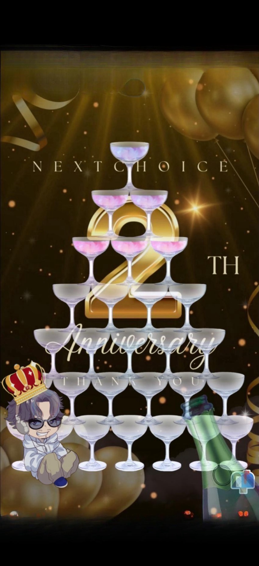 バッヂ継続2周年ありがとう！