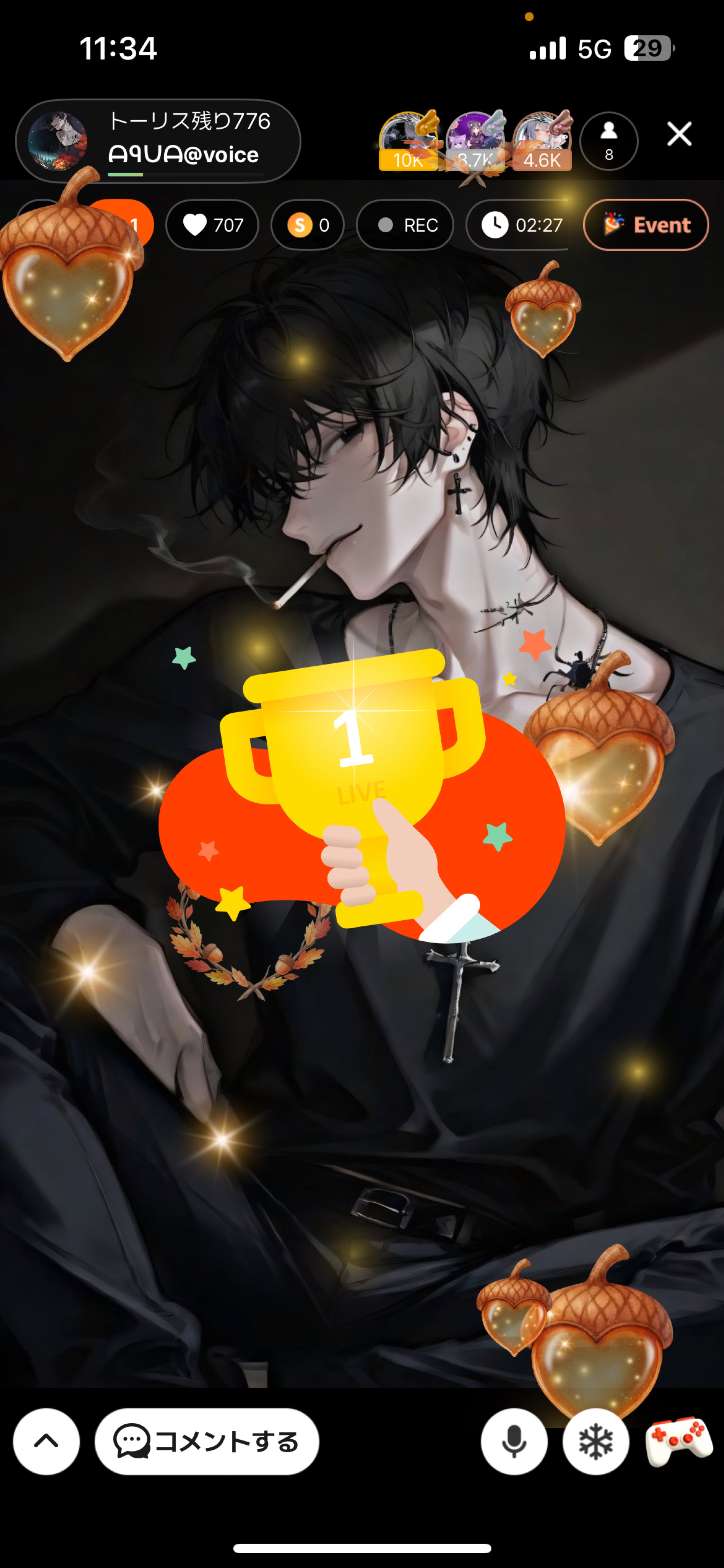 トーリス残り776