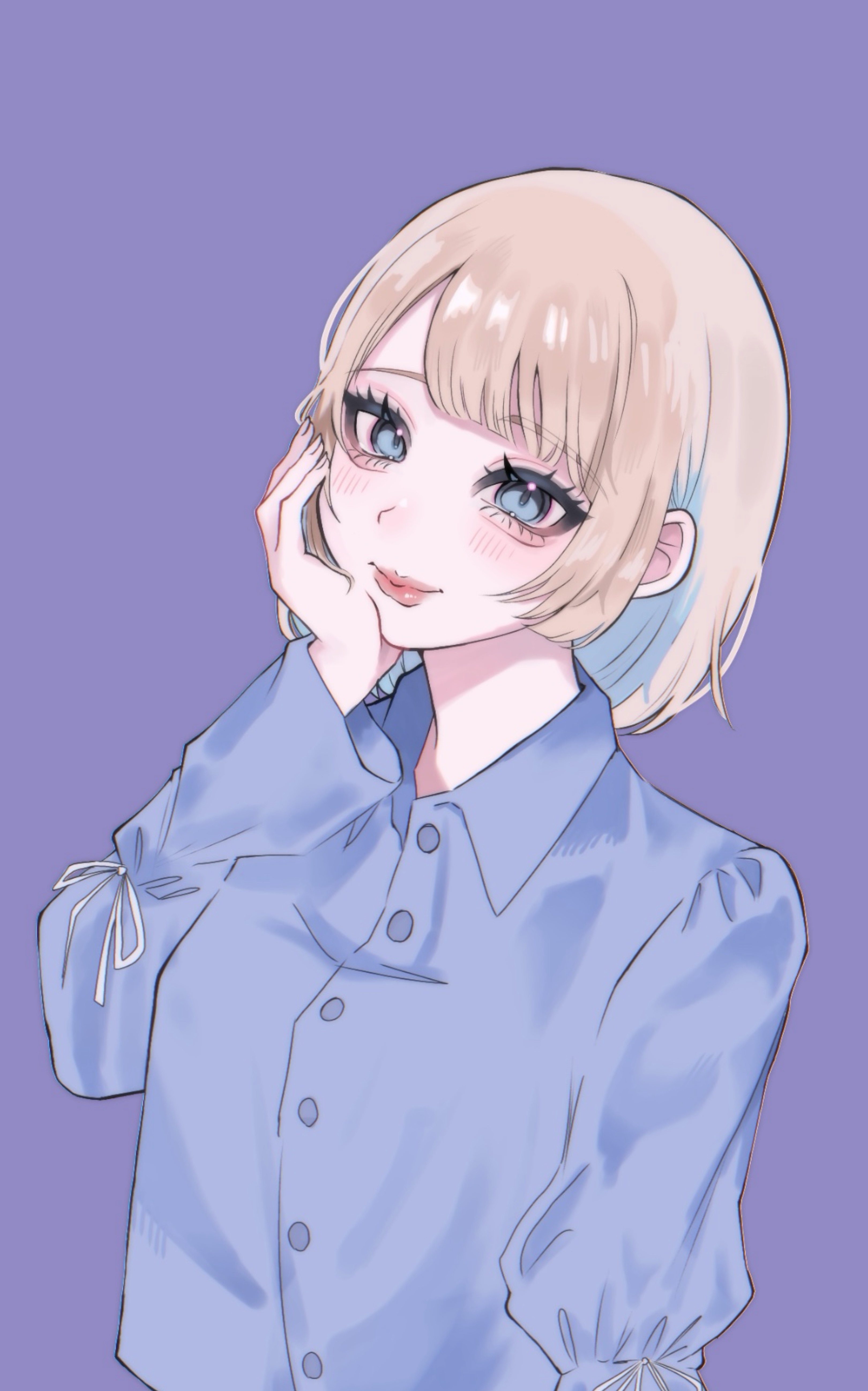 寝れないんだ❔