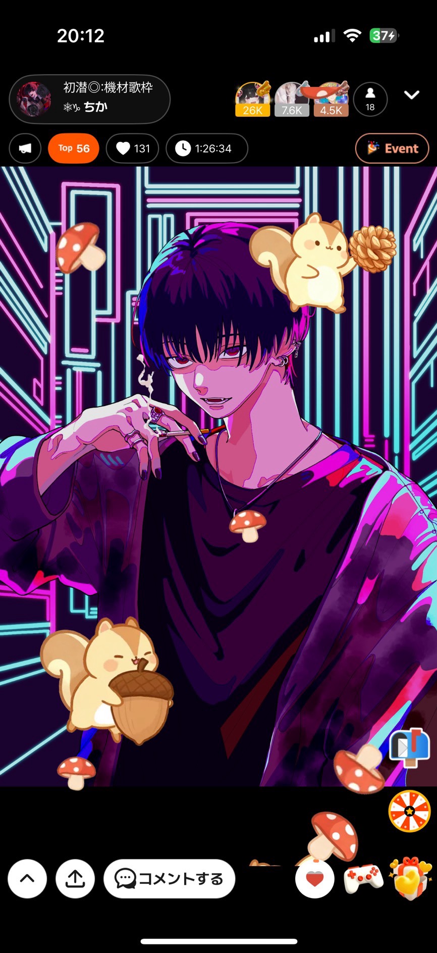 初潜◎:機材歌枠︎︎