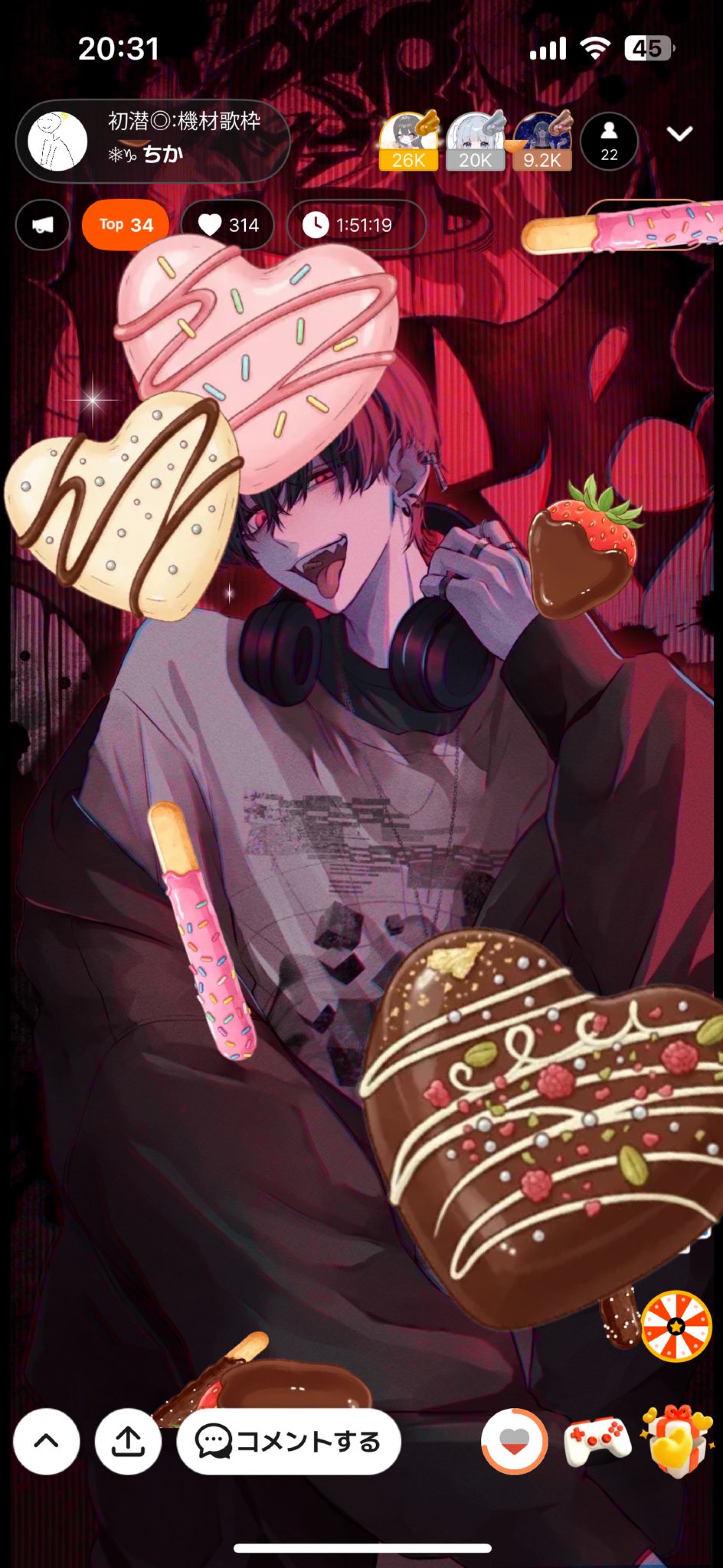 初潜◎:機材歌枠︎︎