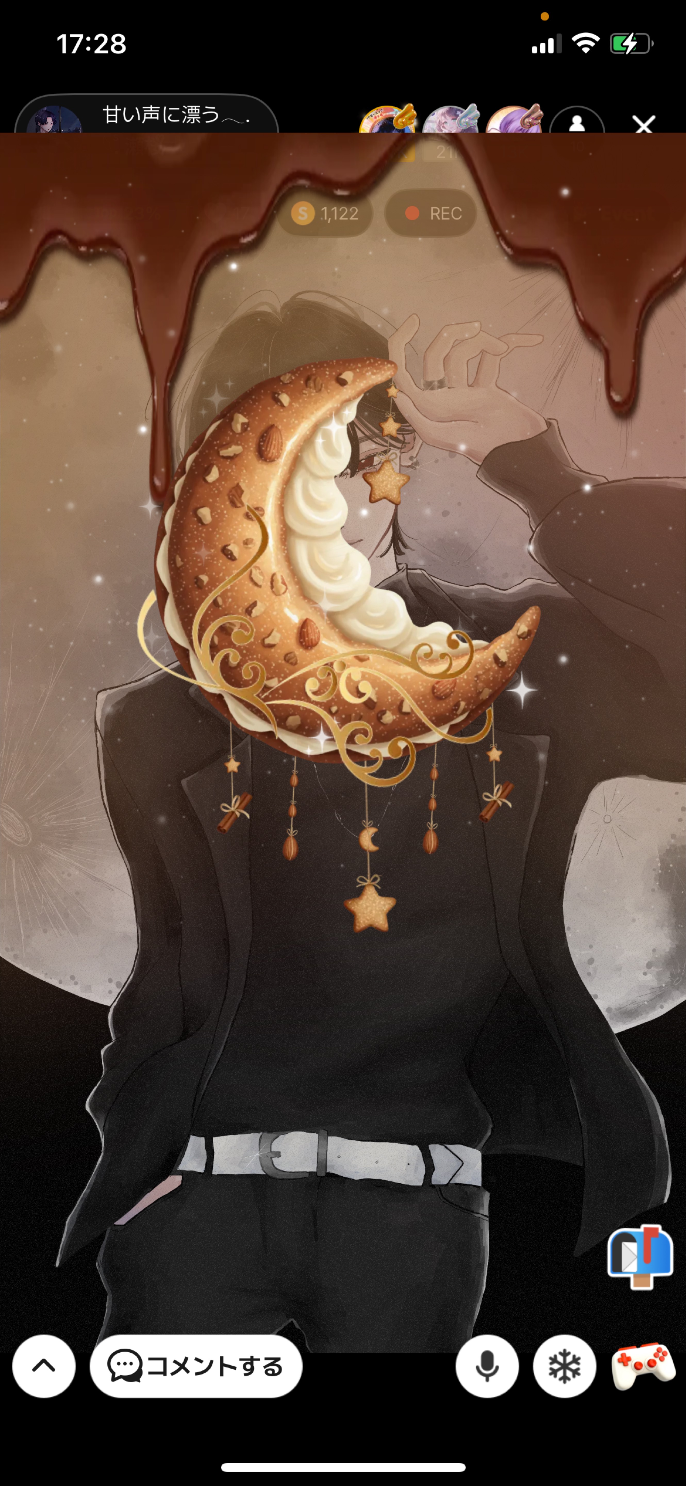 甘い声に漂う𓂃.