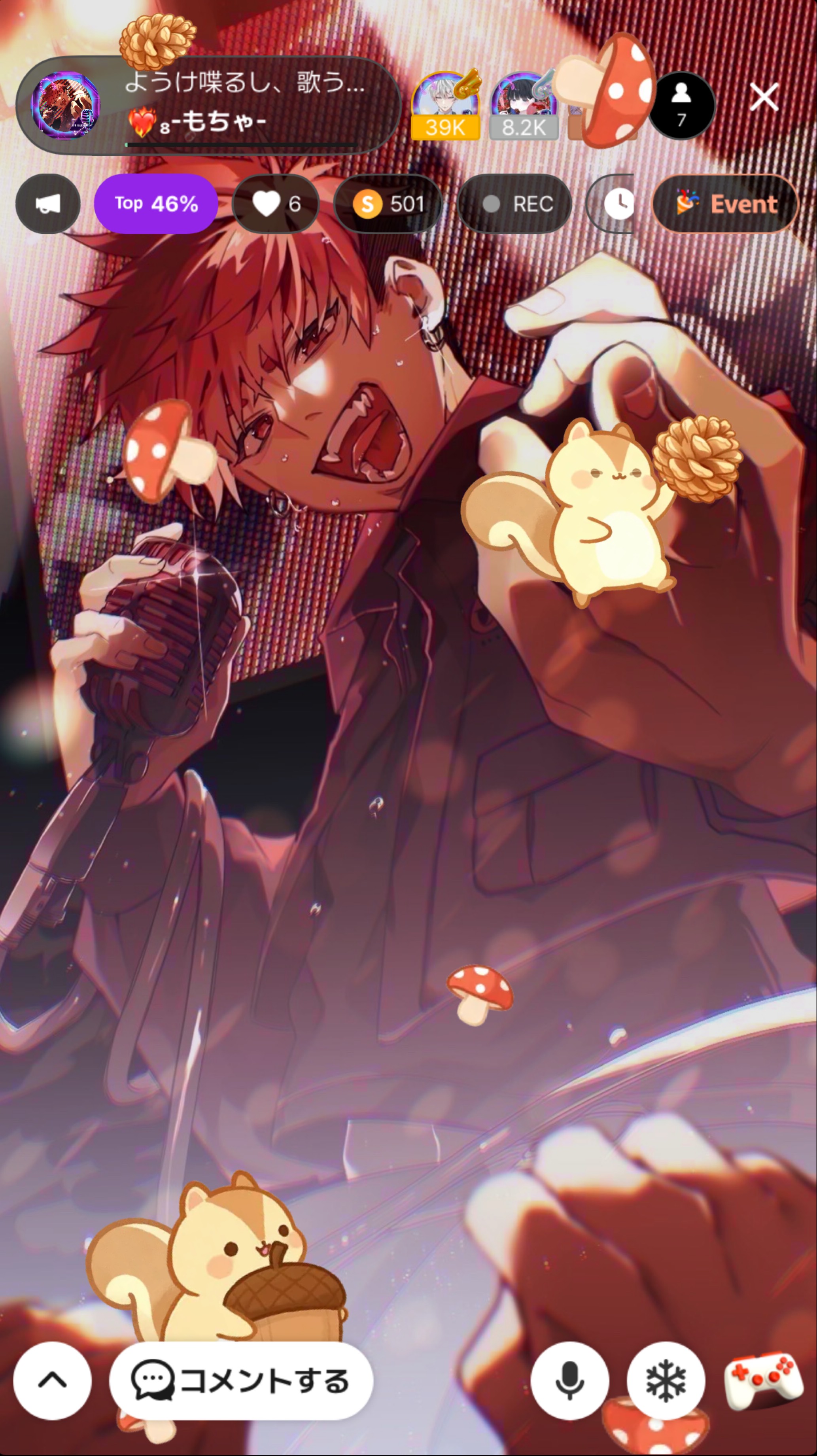 ようけ喋るし、歌うでコイツ。