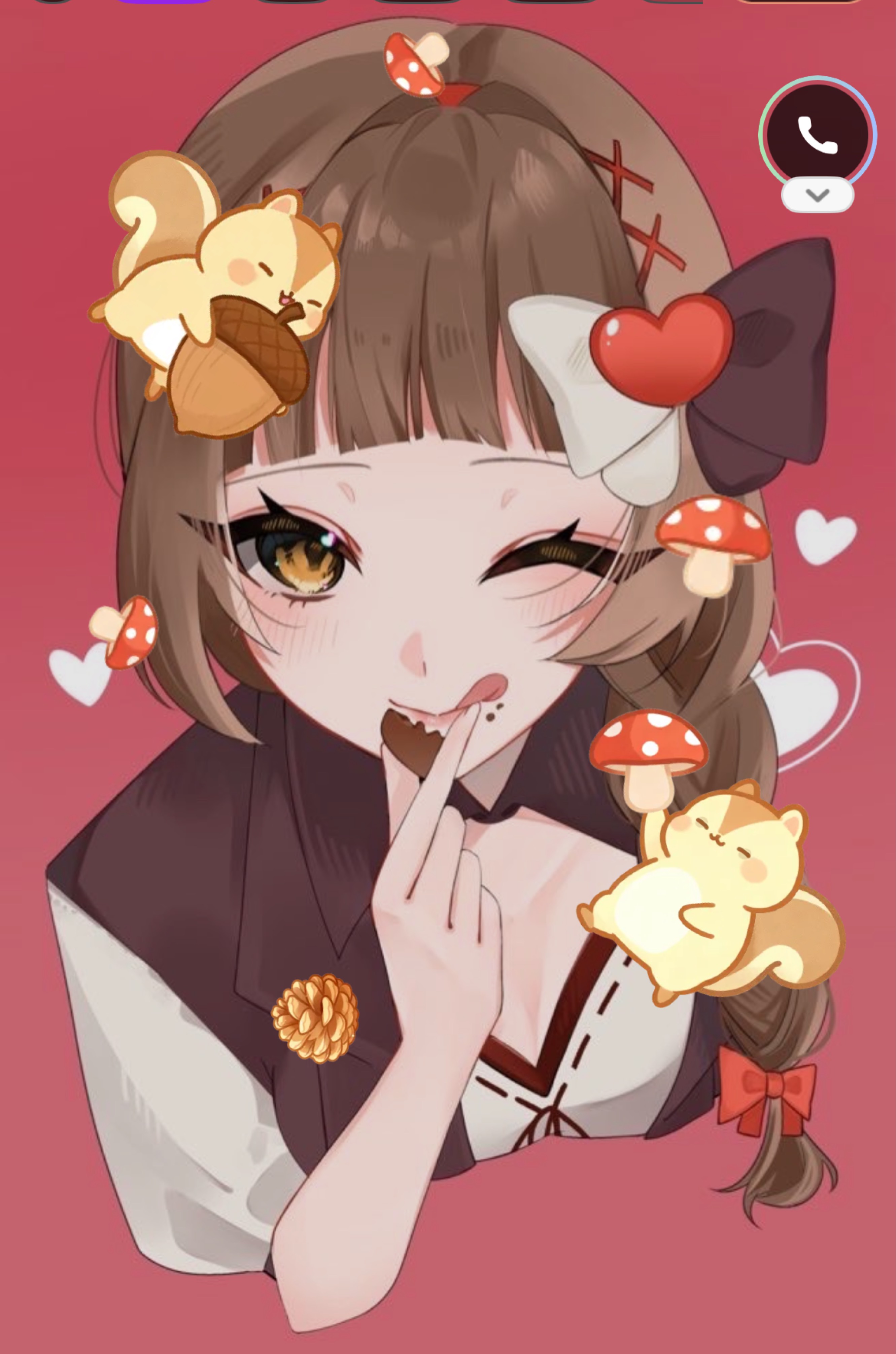 初潜◎寝る前の🍫っと