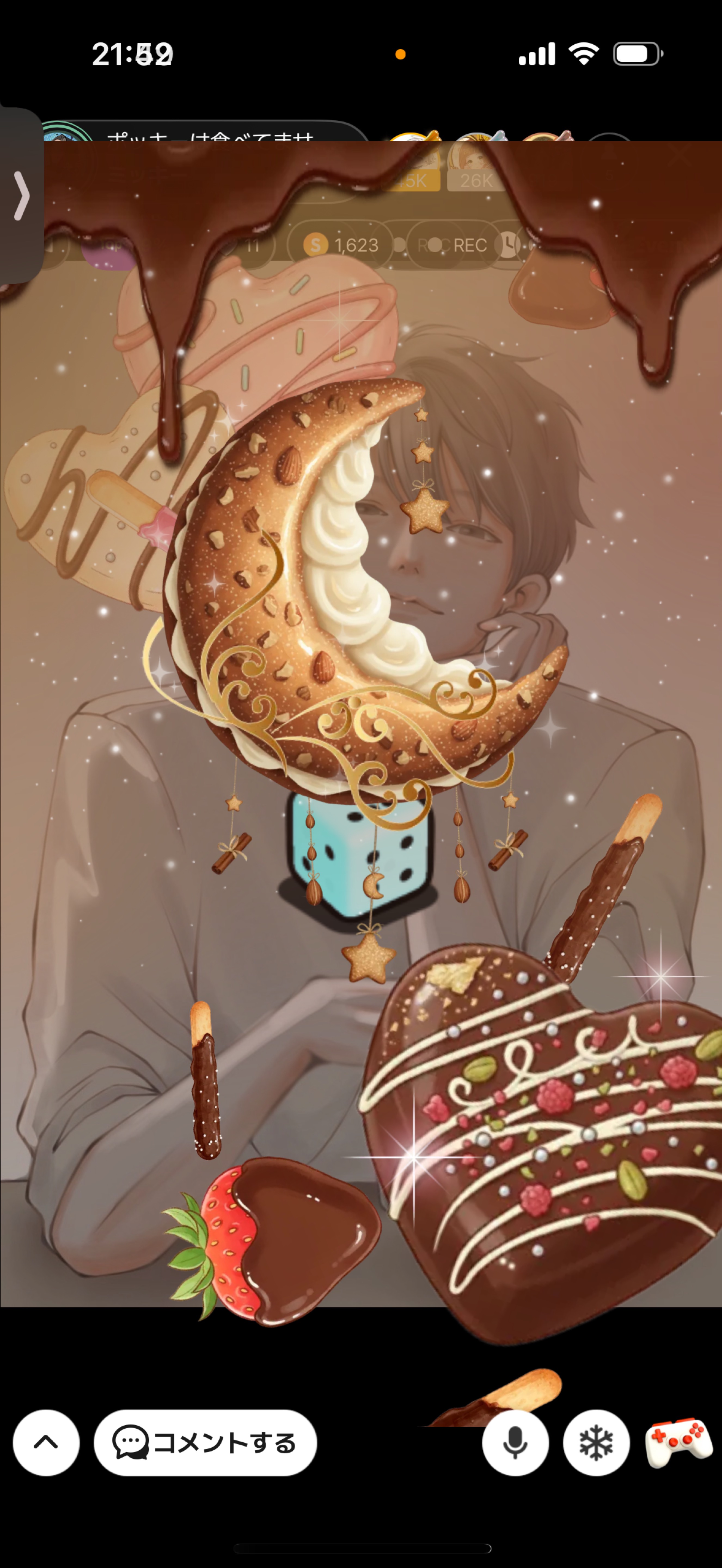 ポッキーは食べてません🙌