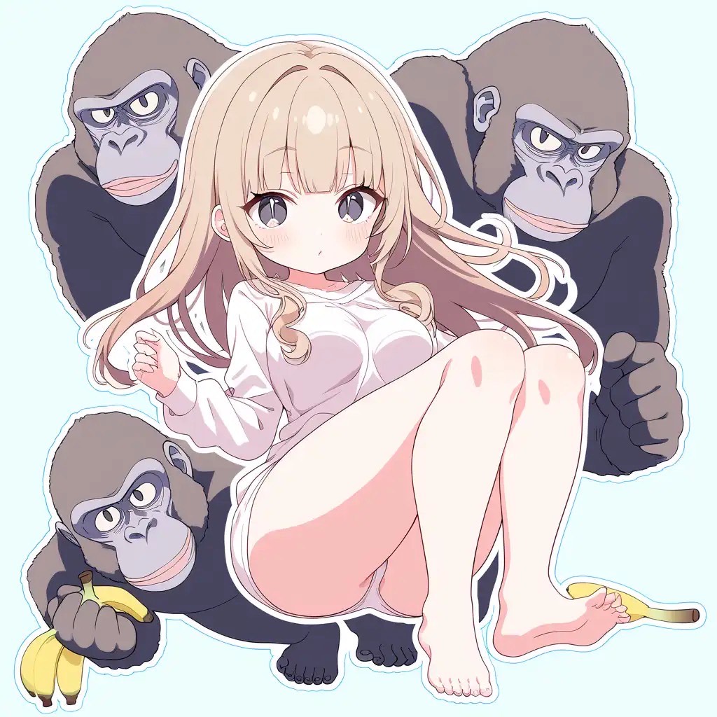 ゴリラ園こちら🤍