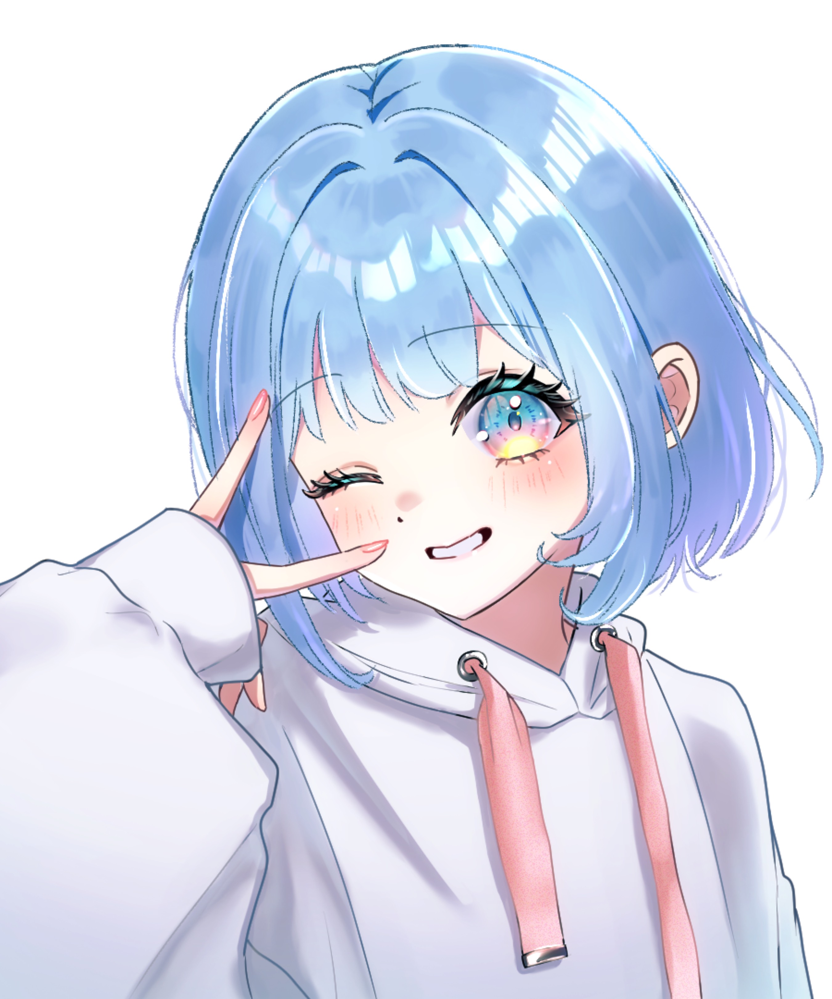 起きた!おはよ!