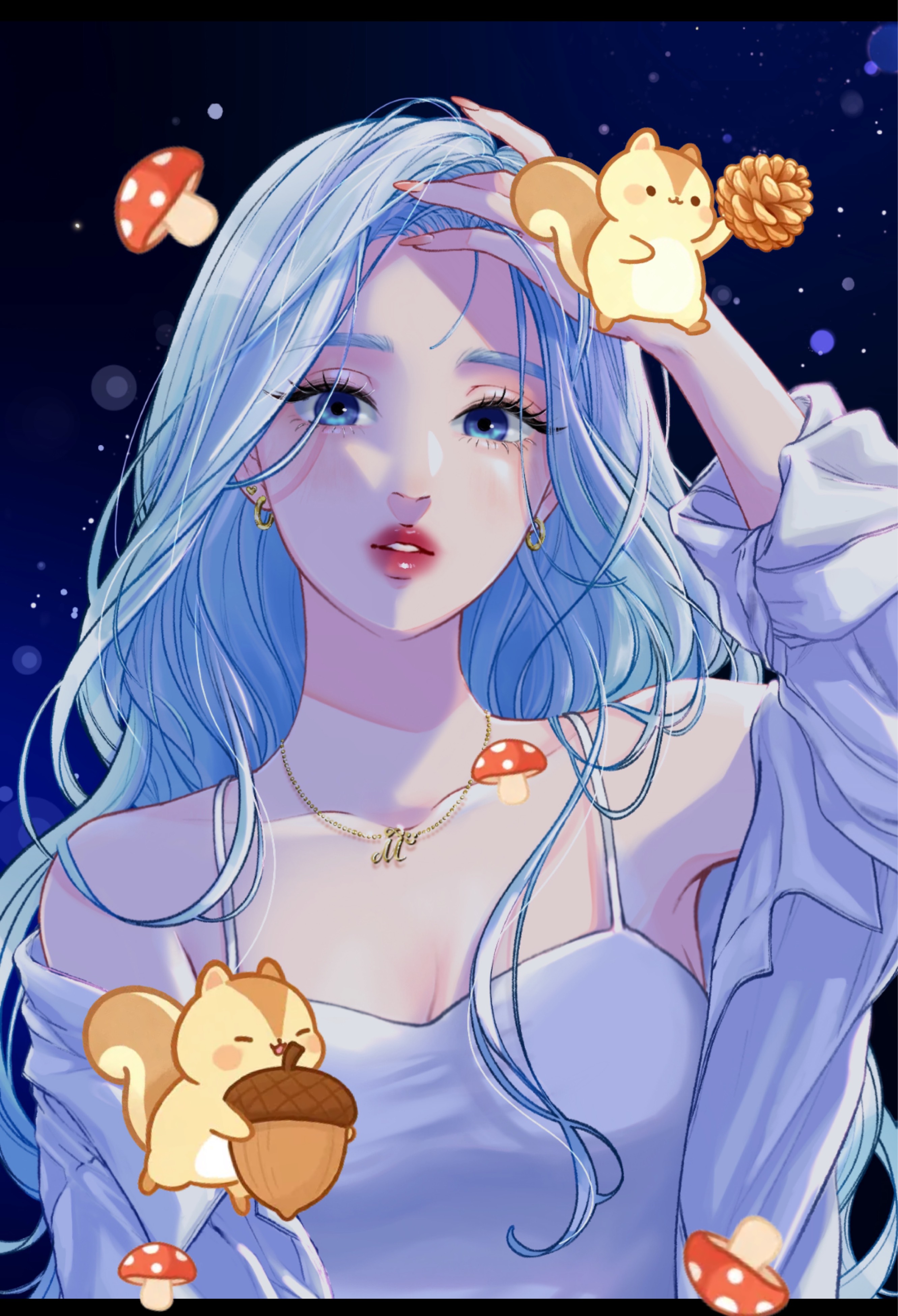 🫐落ち◎眠くなるまで🌙* :゚