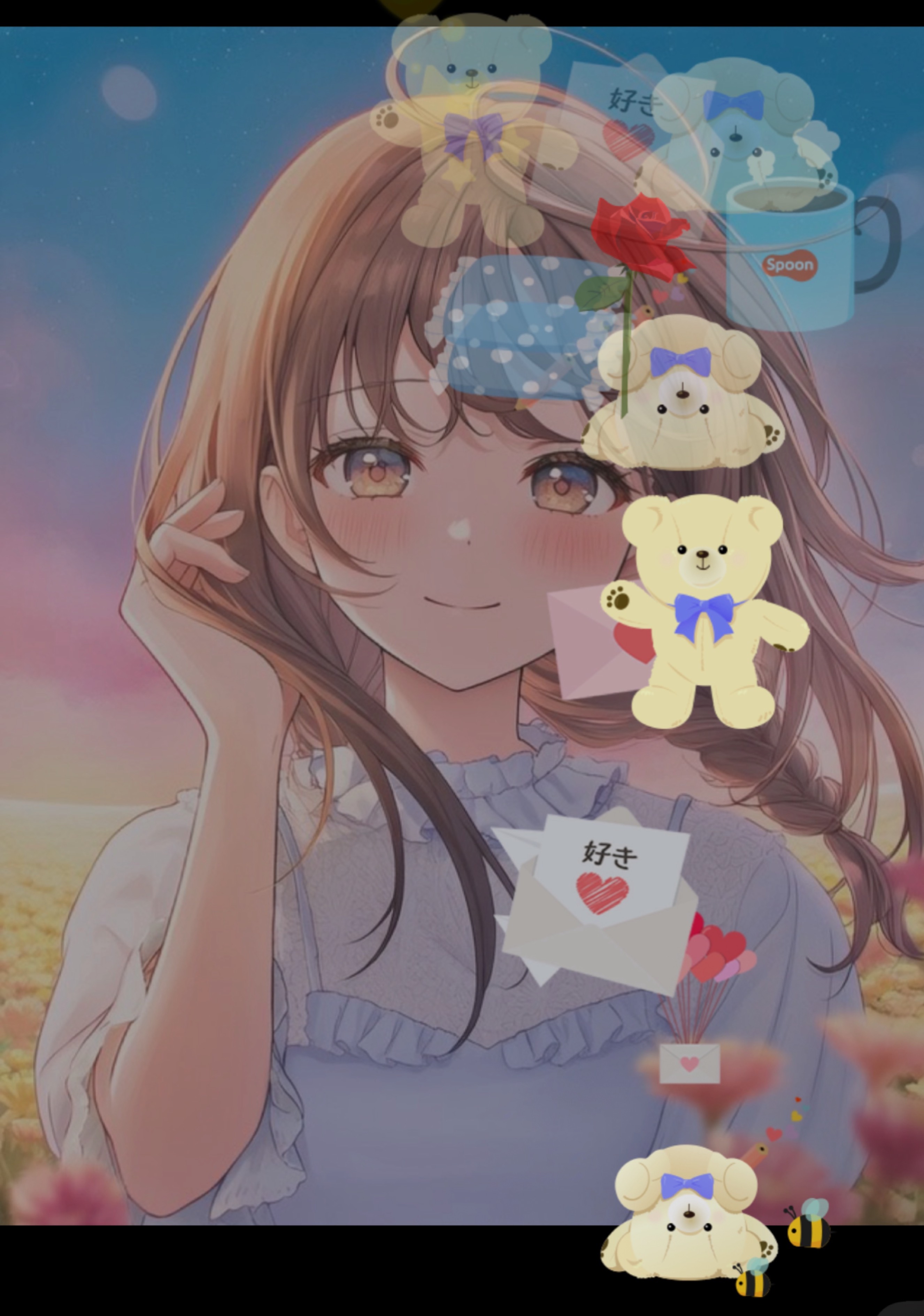 初潜寝◎寝る前のお喋り♡⸝