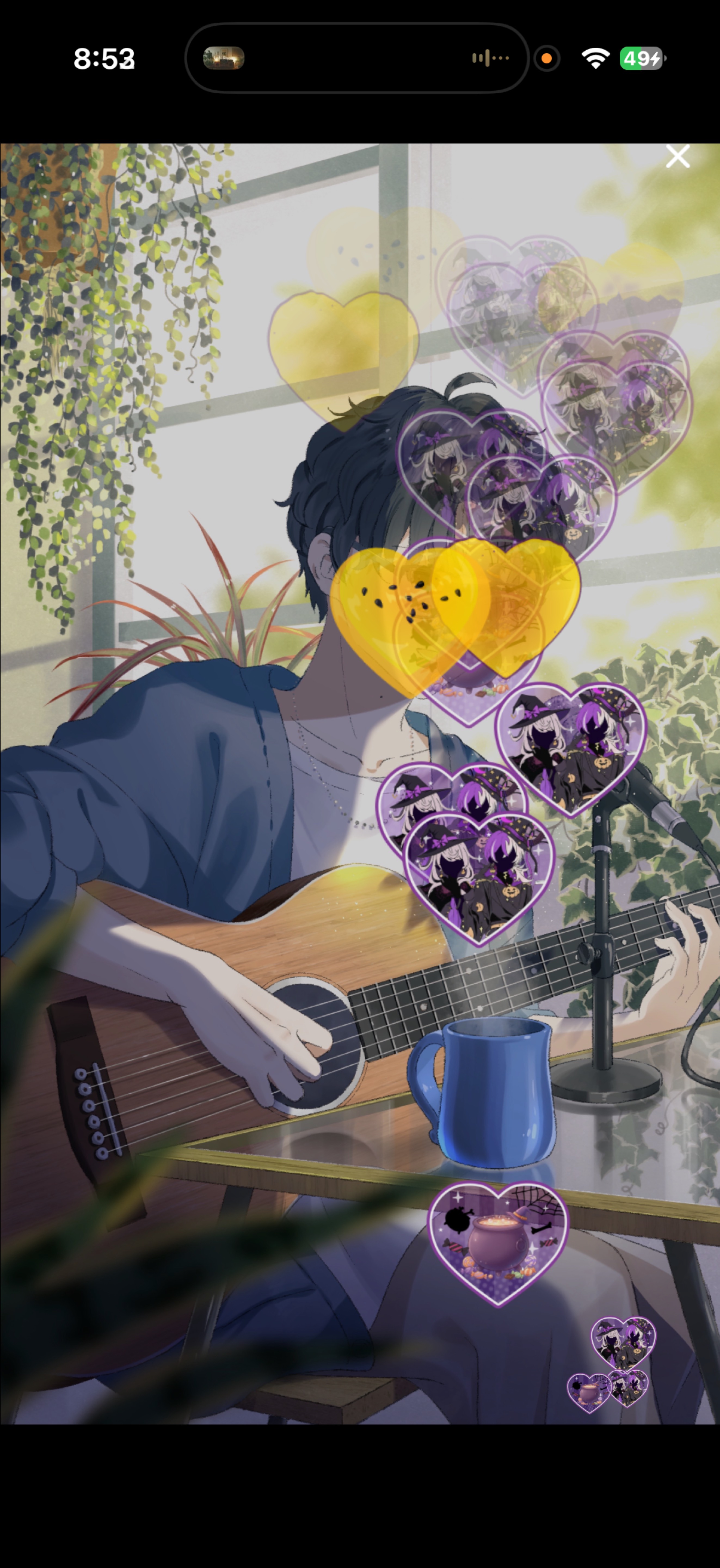 初┊︎潜◎ 眠たい目擦って弾き唄い⚯️ 