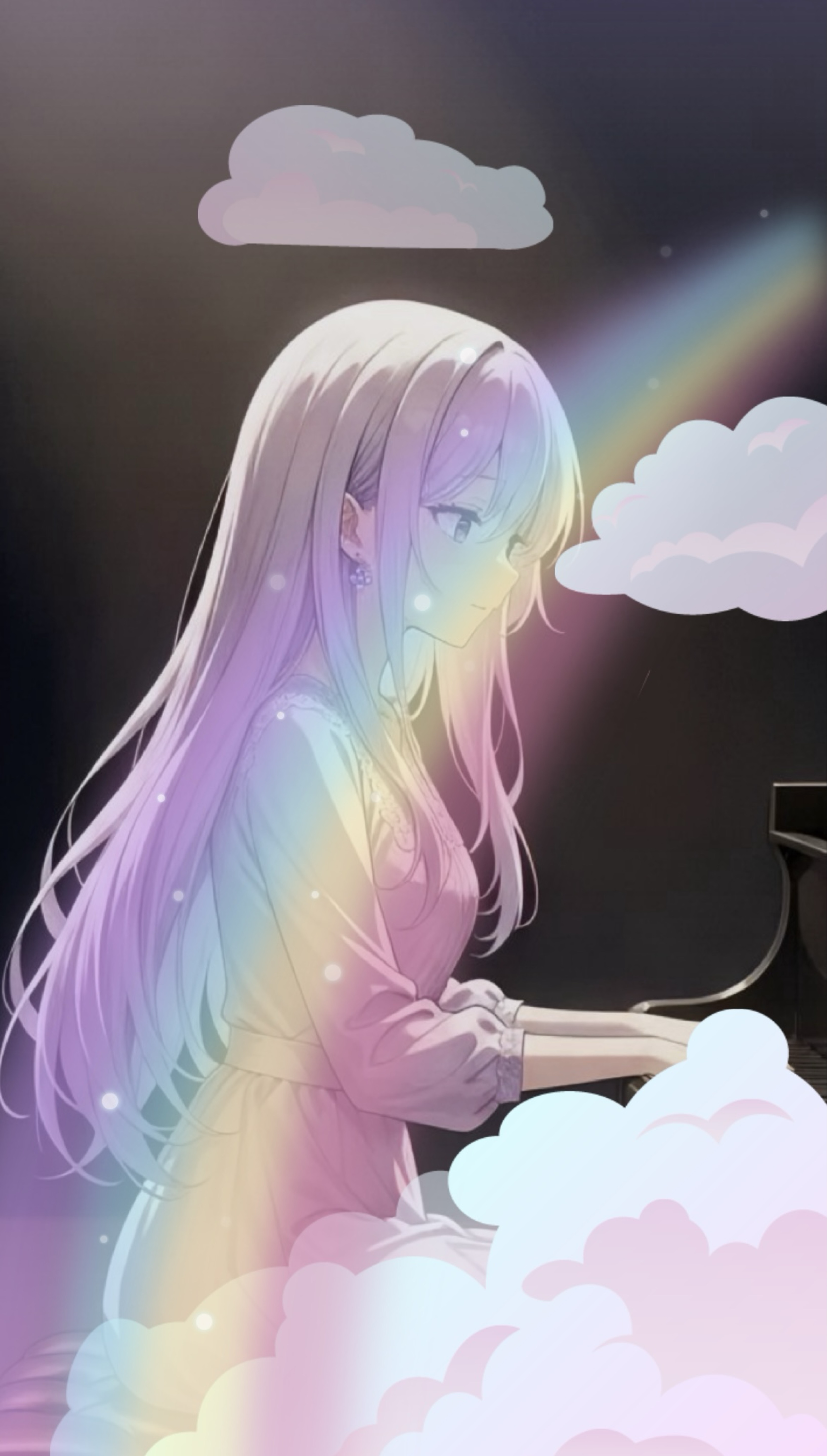 寝潜初◎ピアノ練習