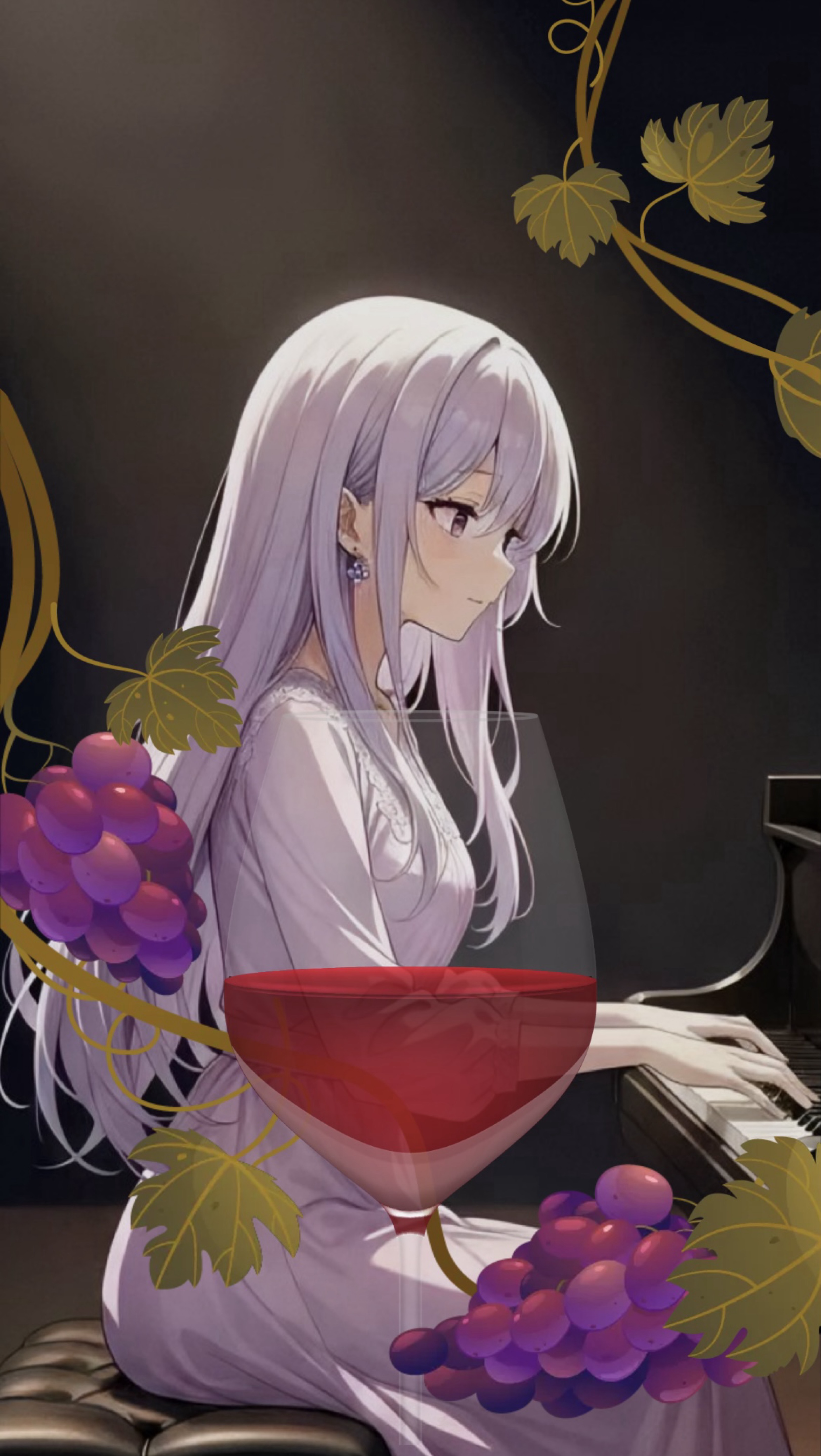 寝潜初◎ピアノ練習