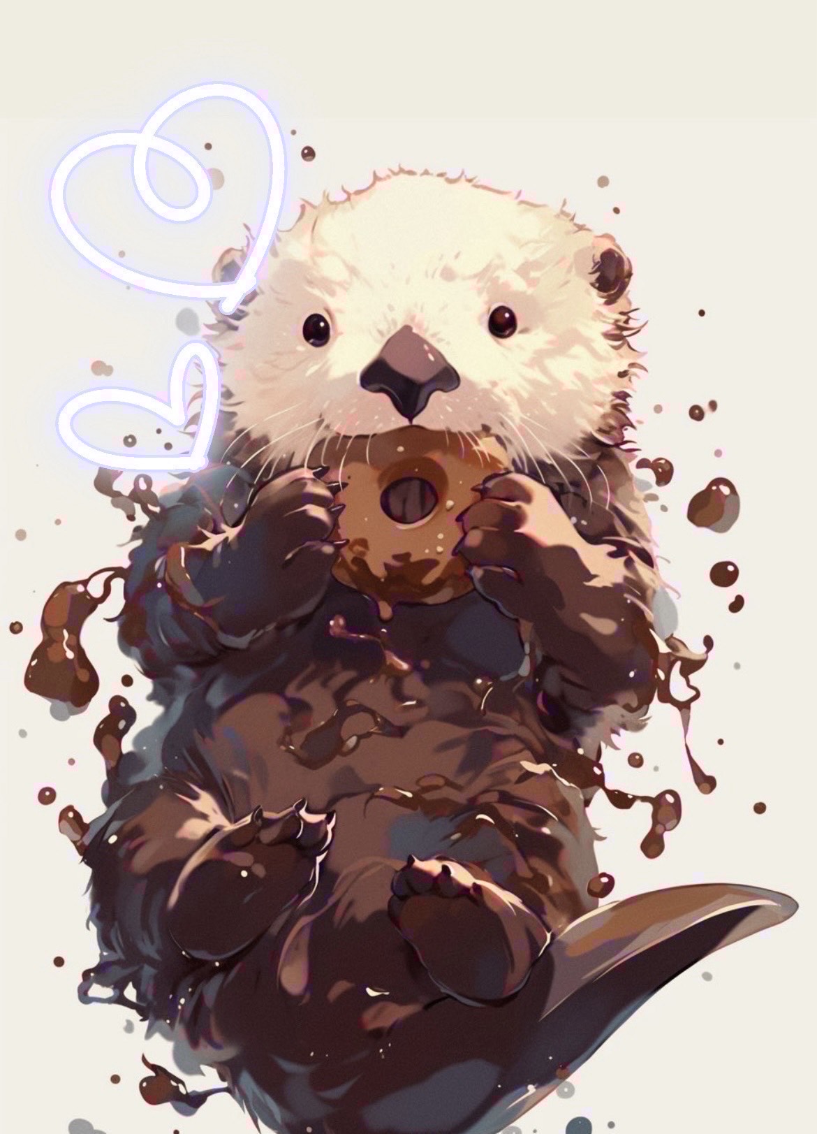 寝落ちしそうならっこ 🦦))