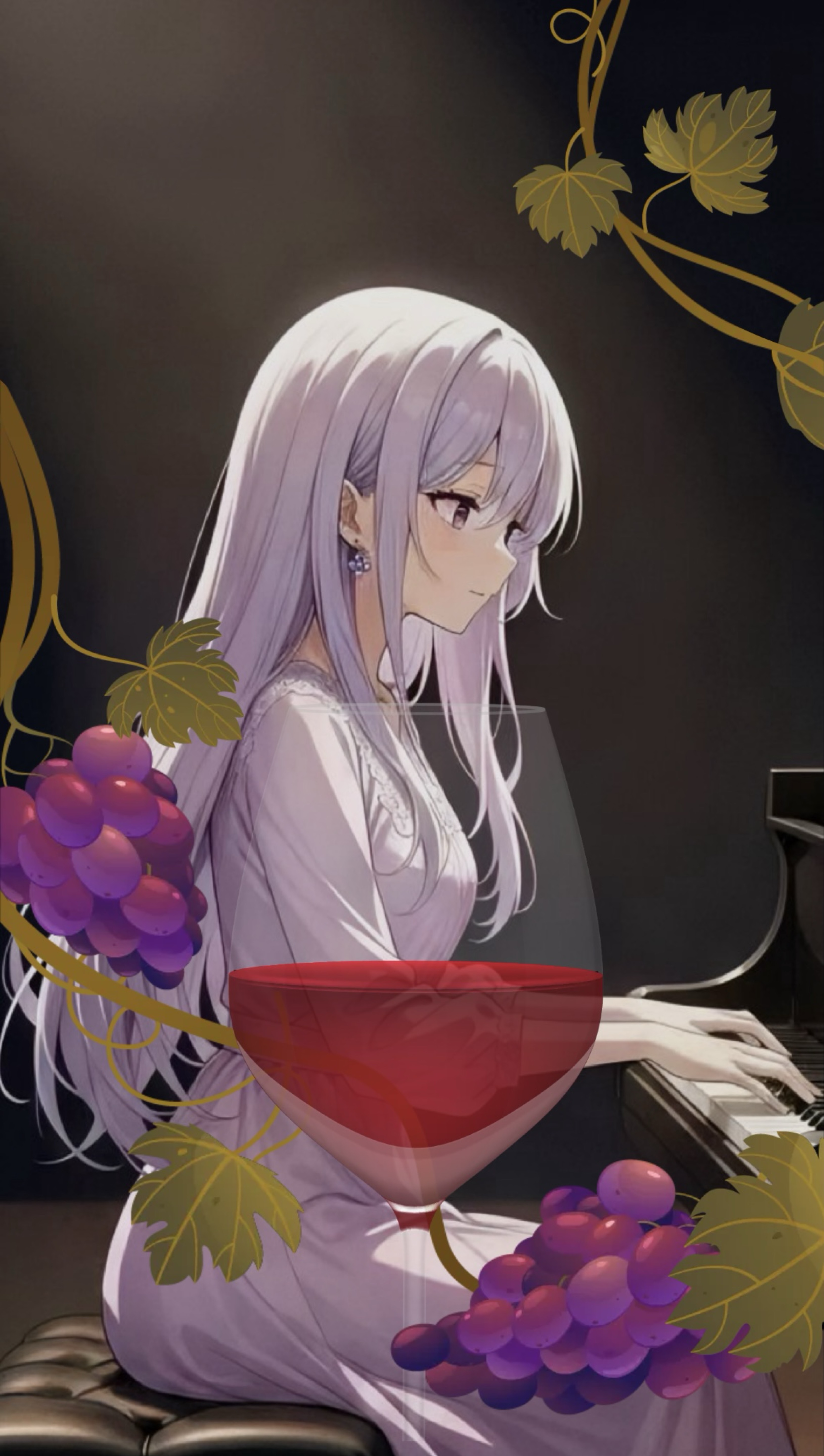 寝潜初◎ピアノ練習