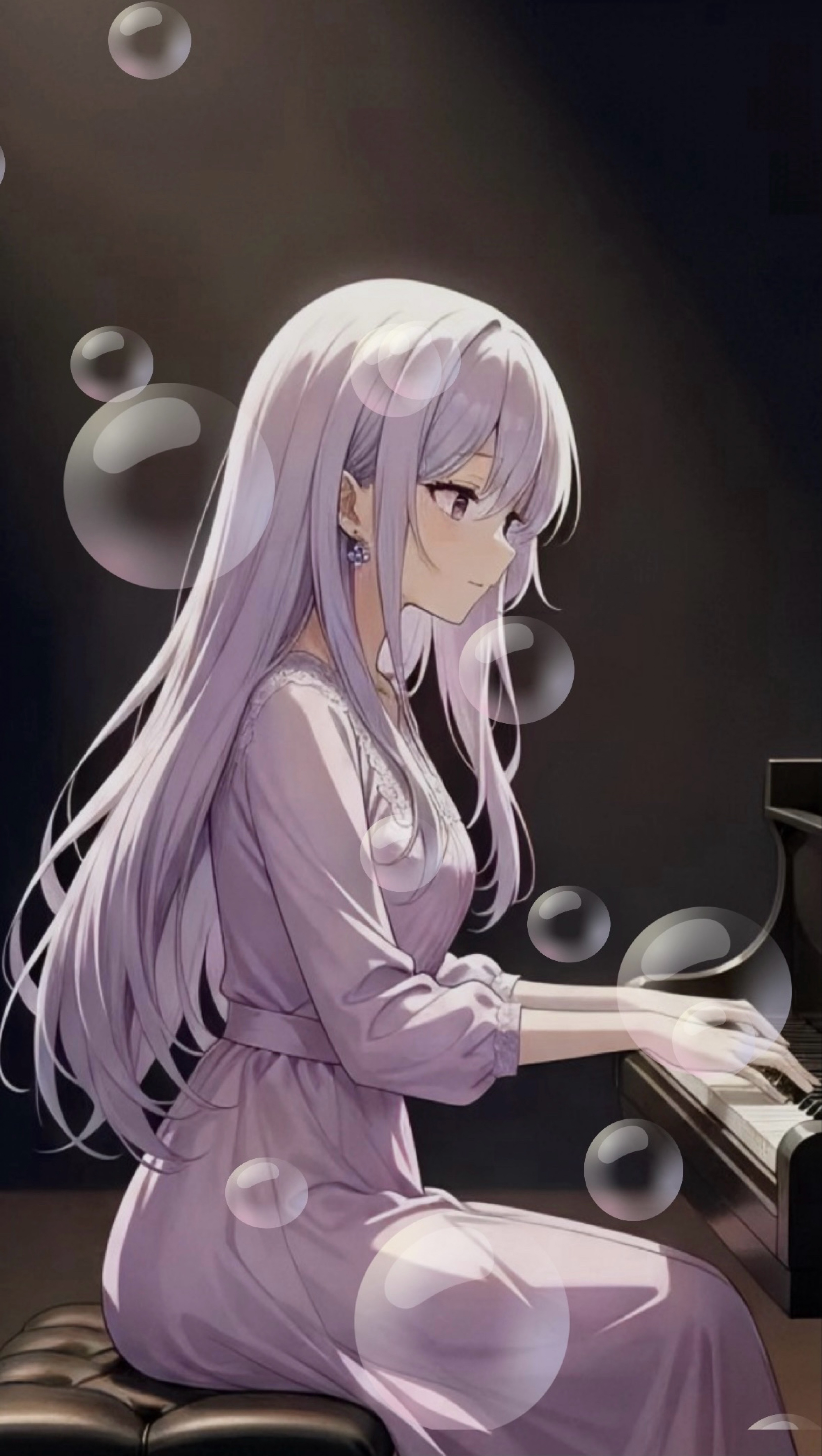 寝潜初◎ピアノ練習