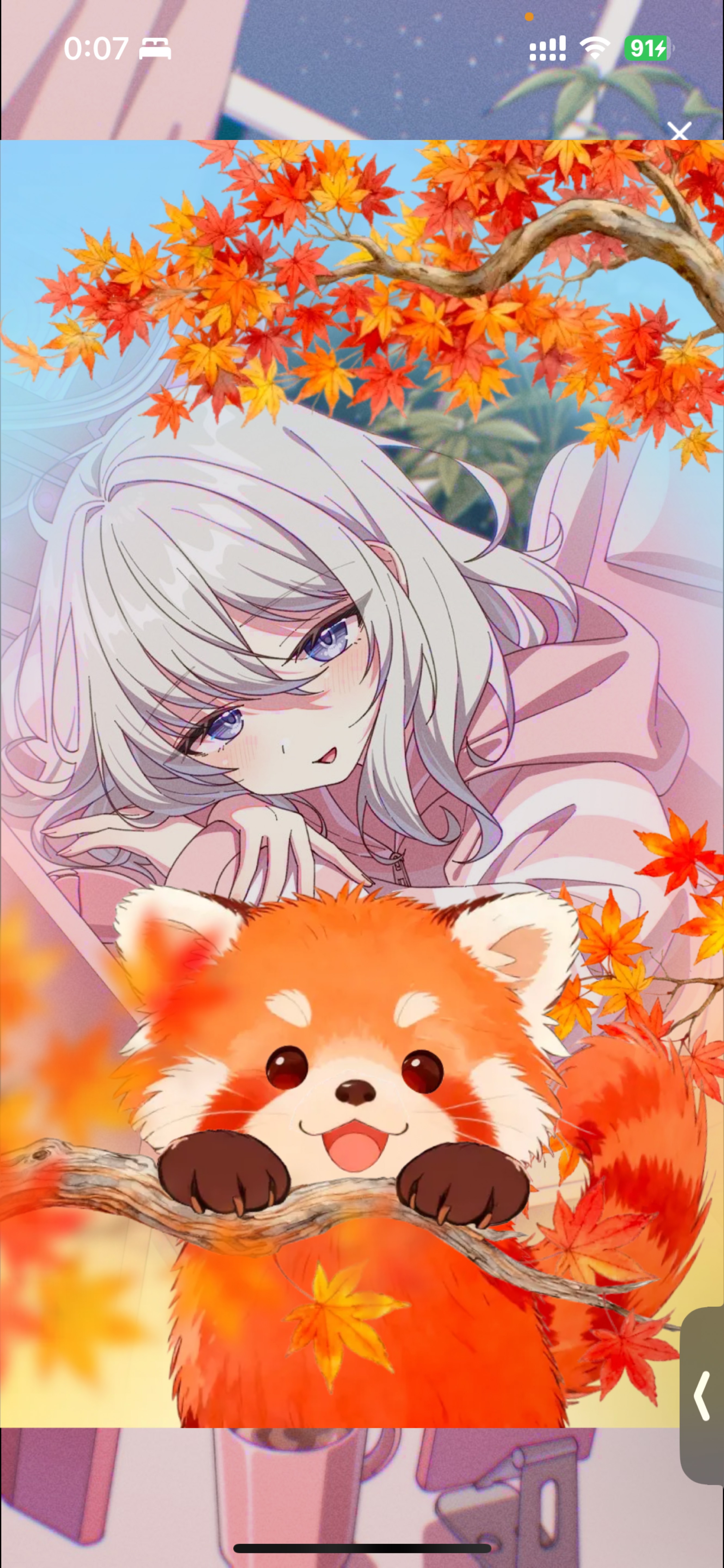 寒いからくっついて話そ🌷.*