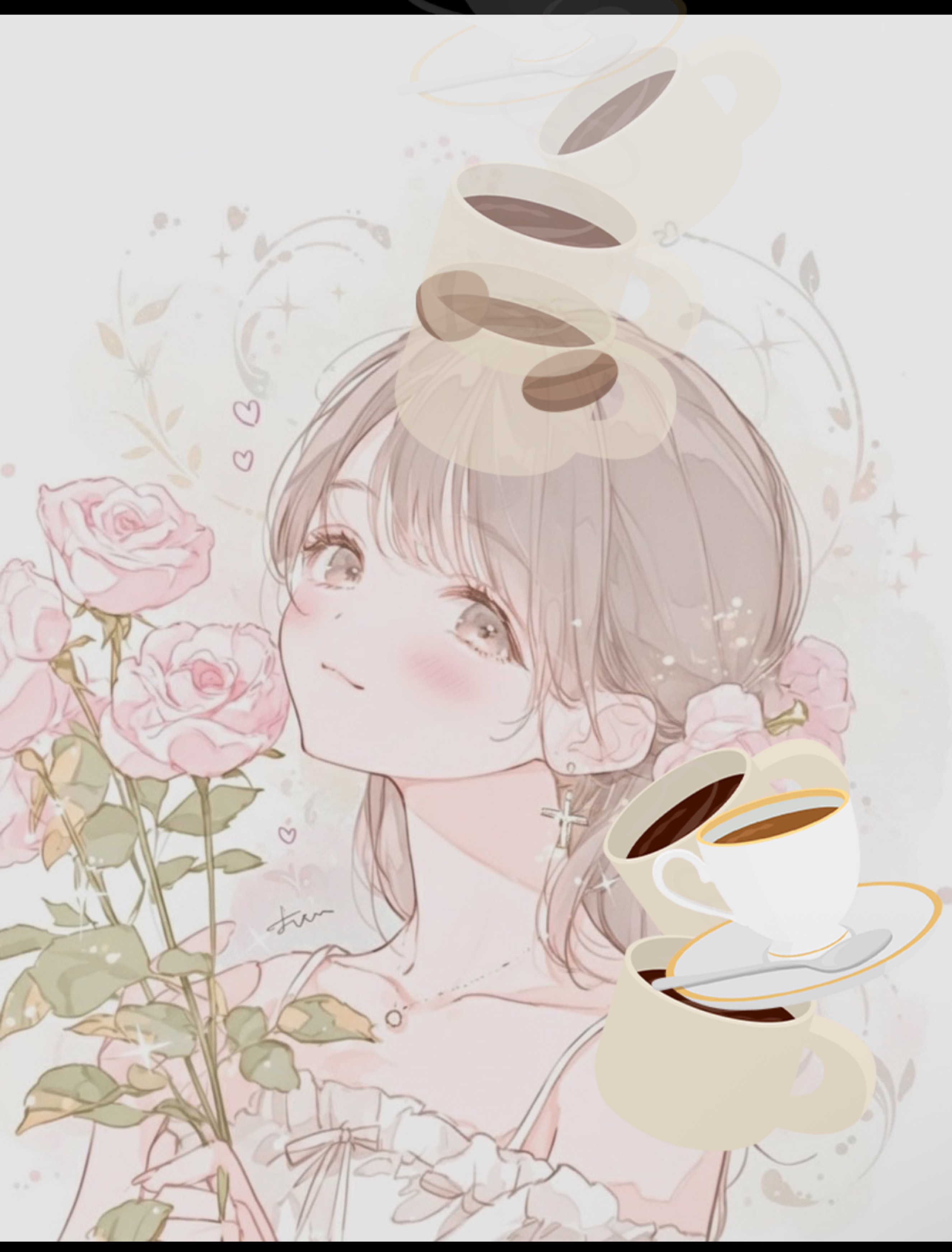 初潜寝◎朝のおともに♡⸝