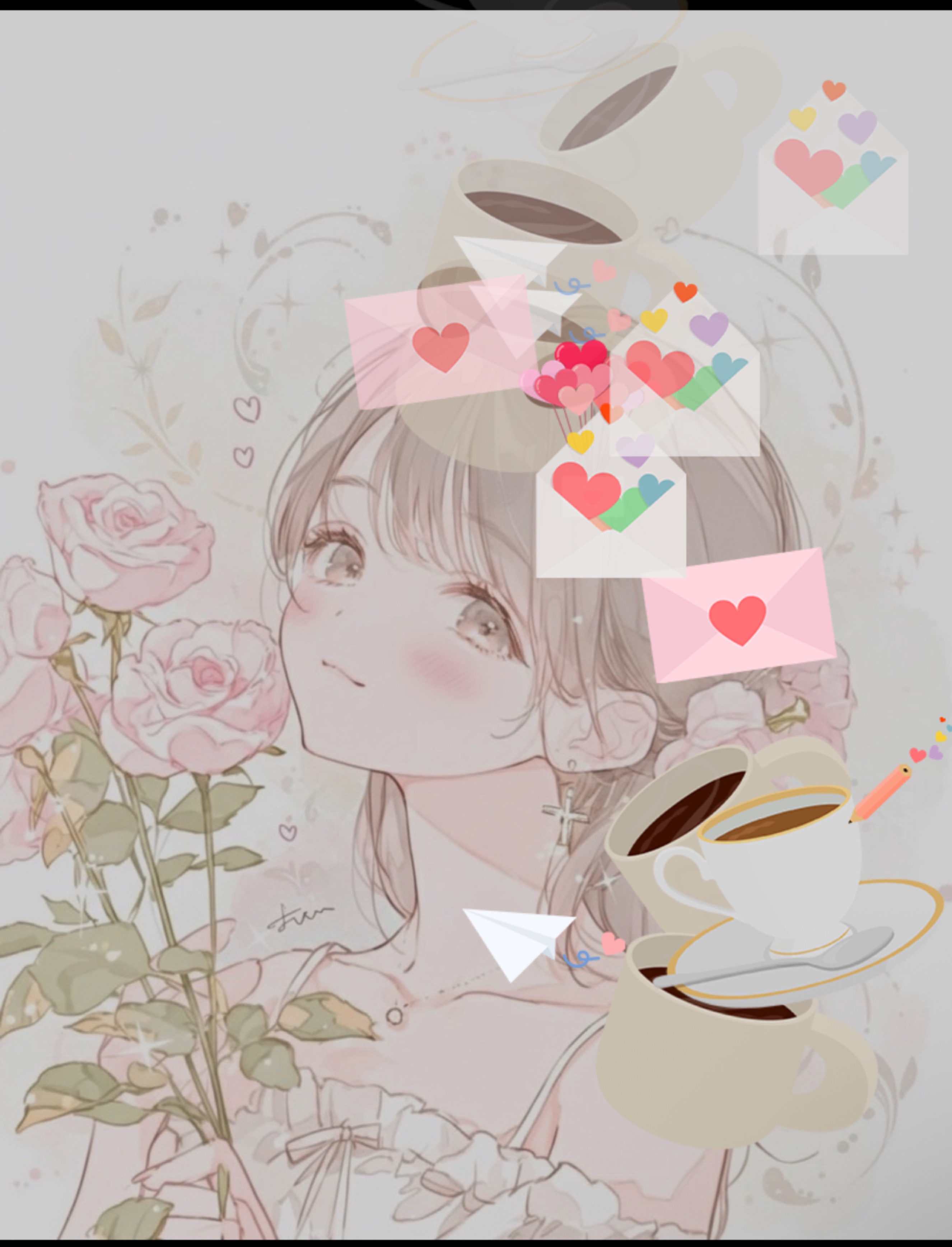 初潜寝◎朝のおともに♡⸝