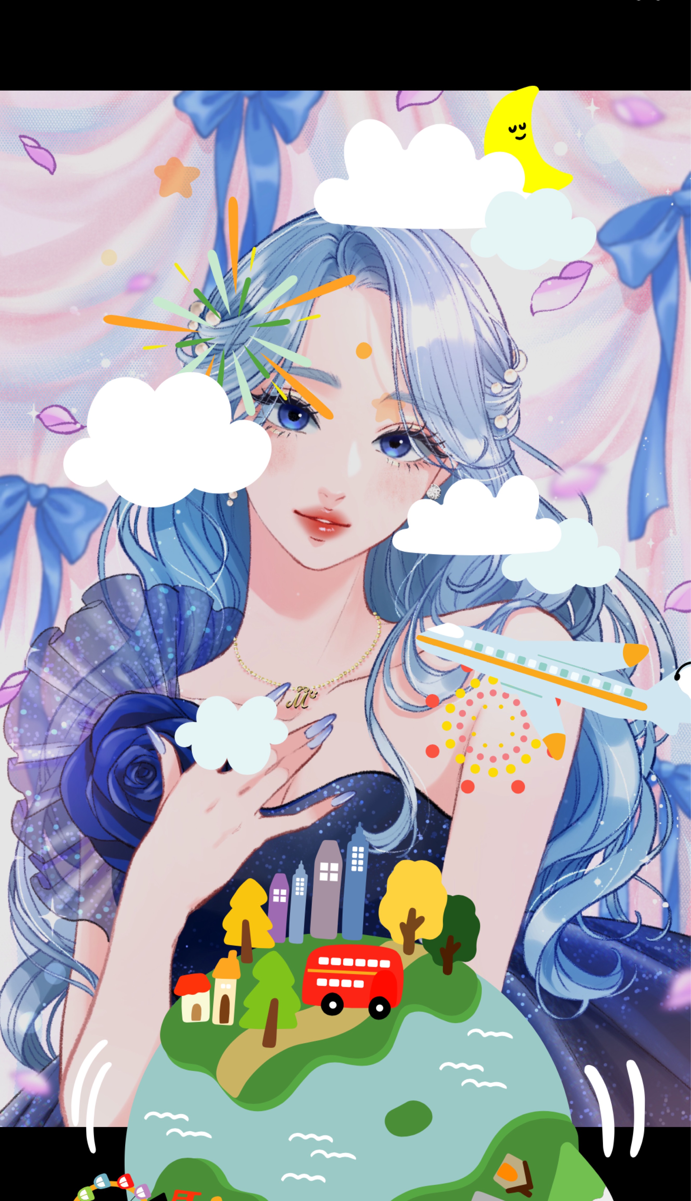 🫐落ち◎眠くなるまで🌙* :ﾟ