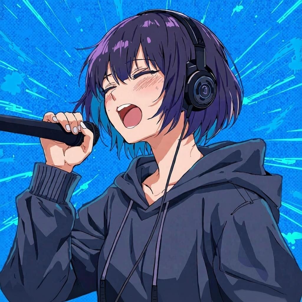 深夜のカラオケ🎤