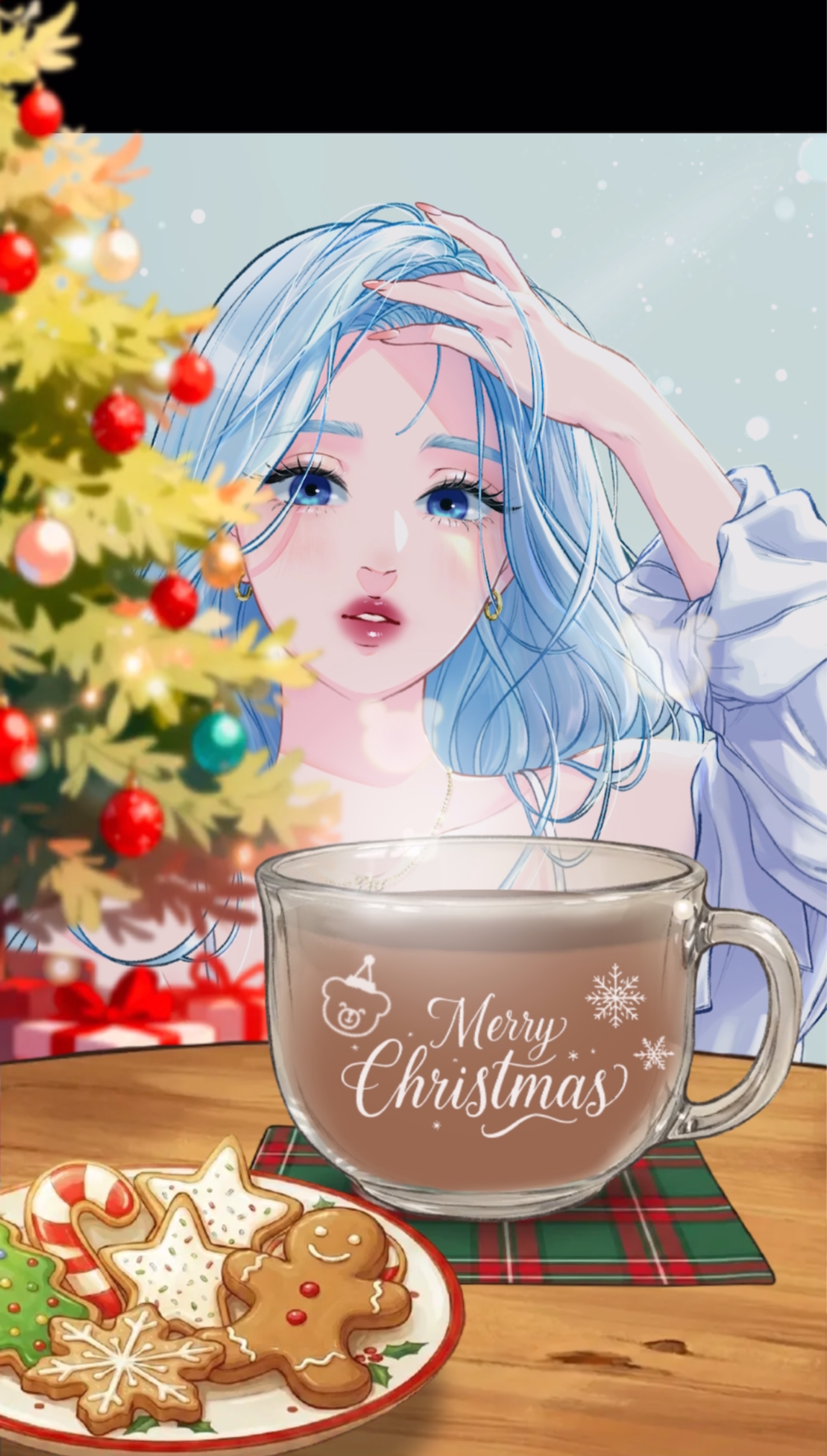 🫐落ち◎おはよー┋無機材