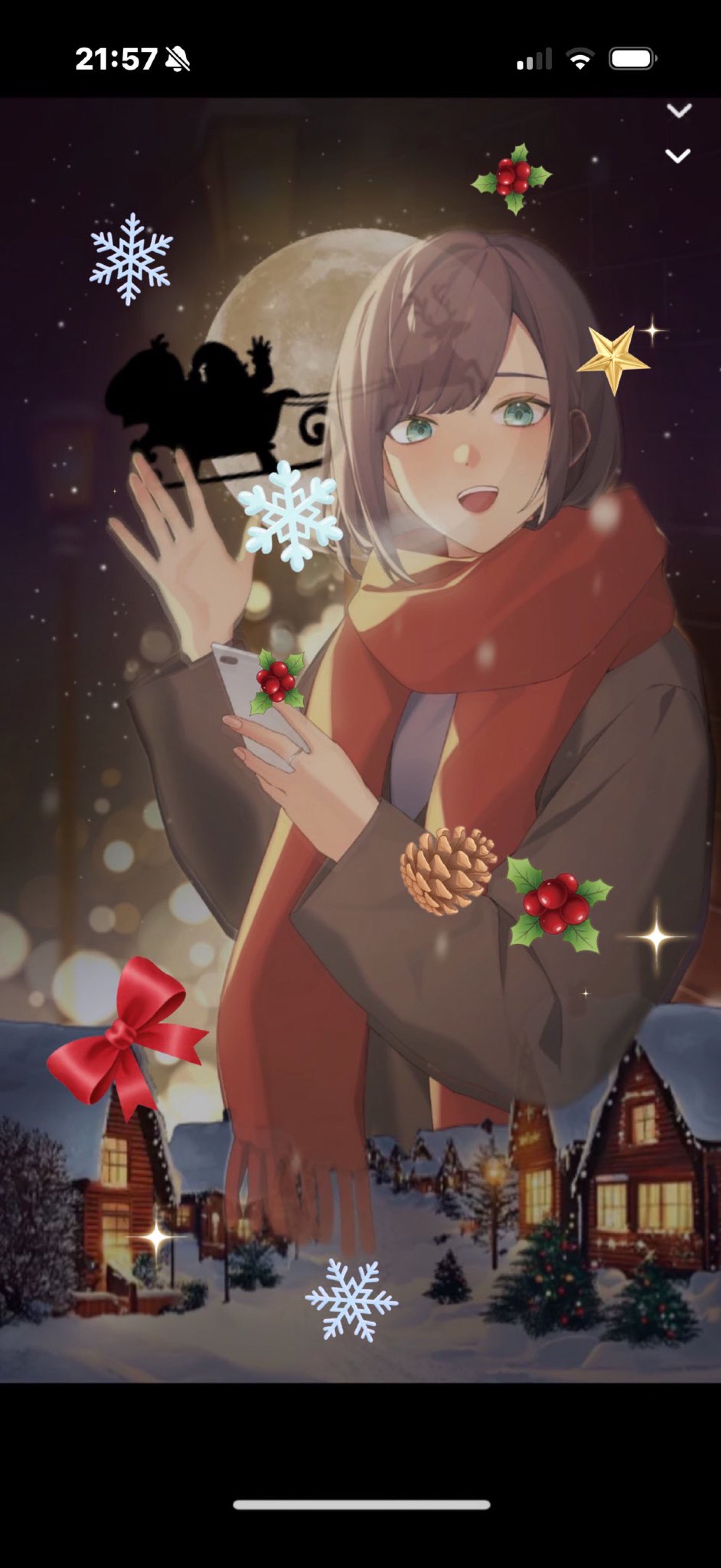 雑談と 新夜背景公開🌙♡♡