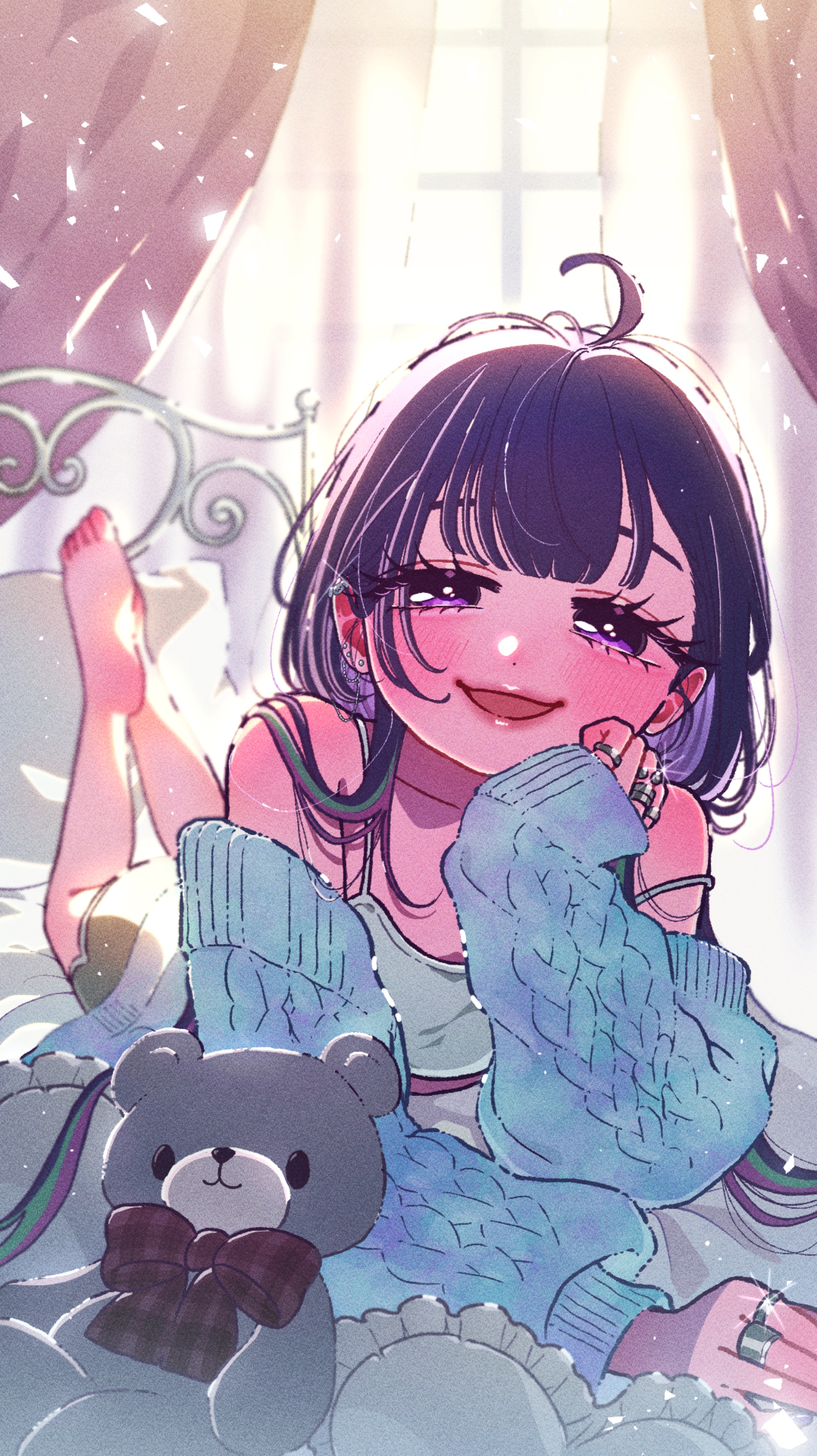 寝てく?話してく?