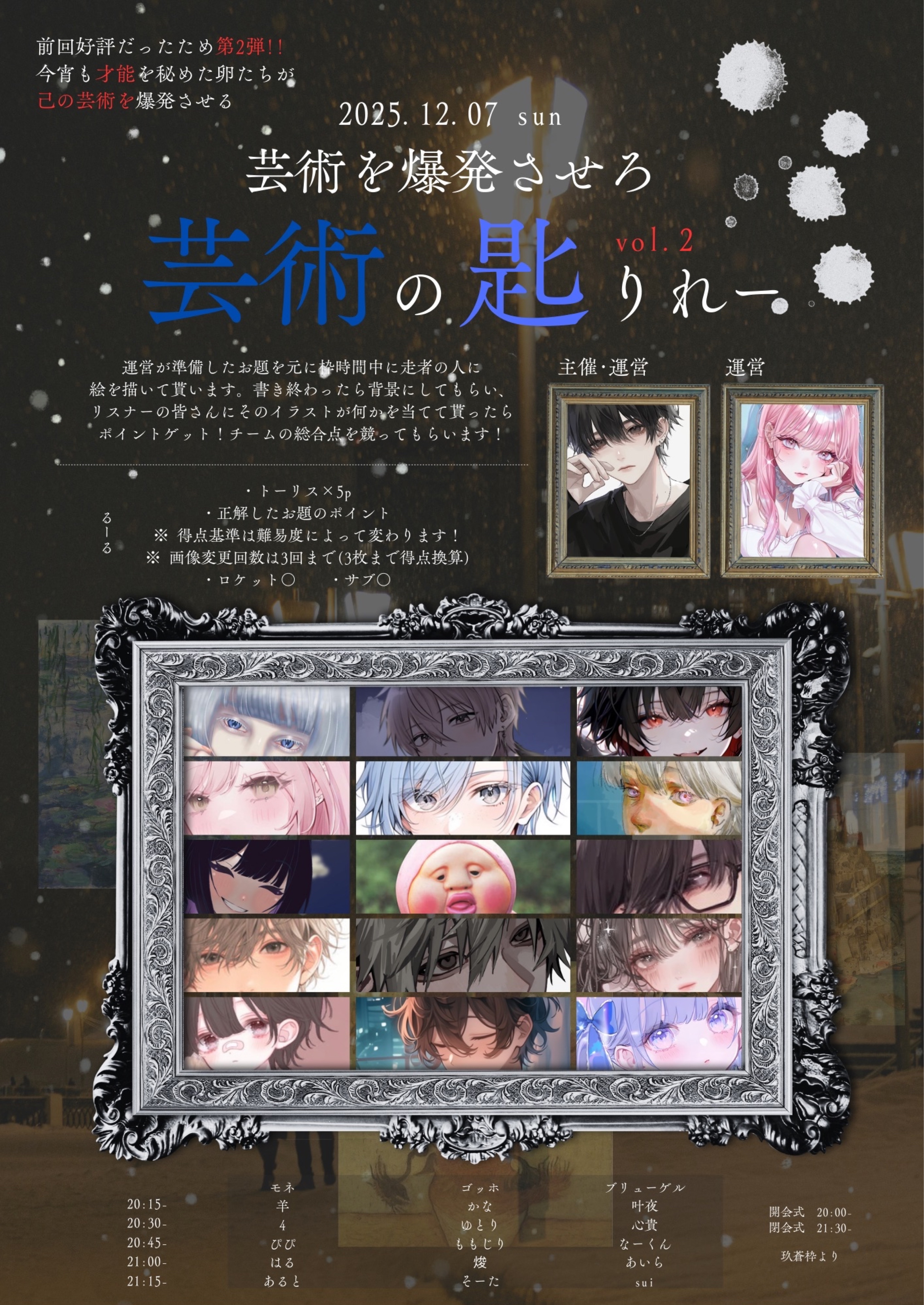 芸術の匙 ブリューゲル 第2走者