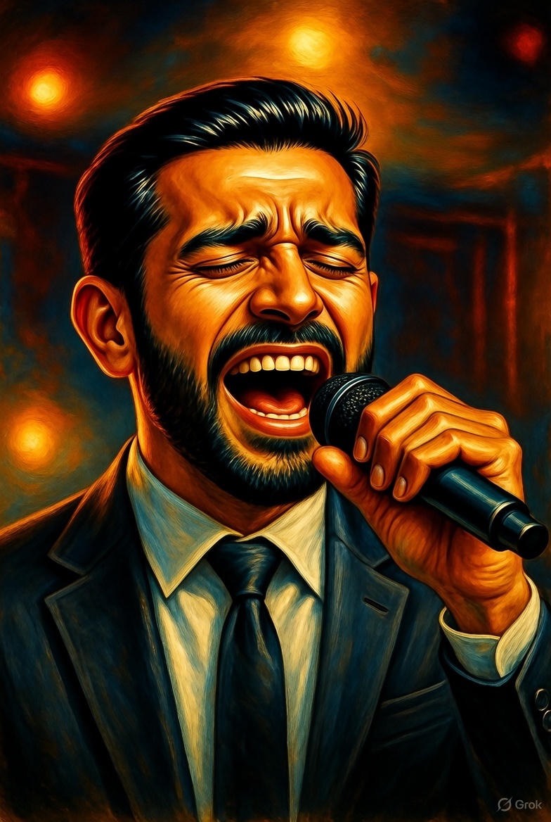 歌枠。私がカラオケ紳士です。