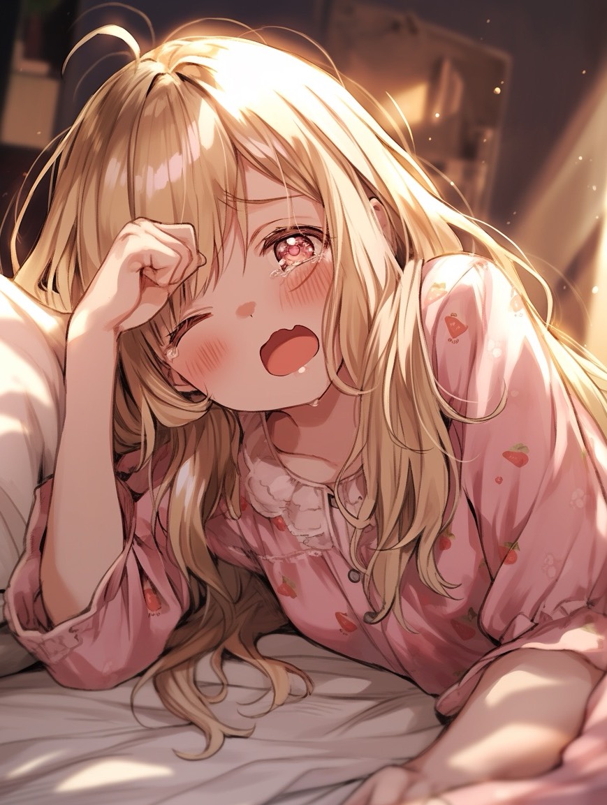 おふとんからおはよう。