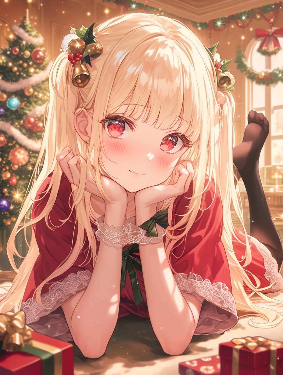 ねおき。おふとんからおはよ。