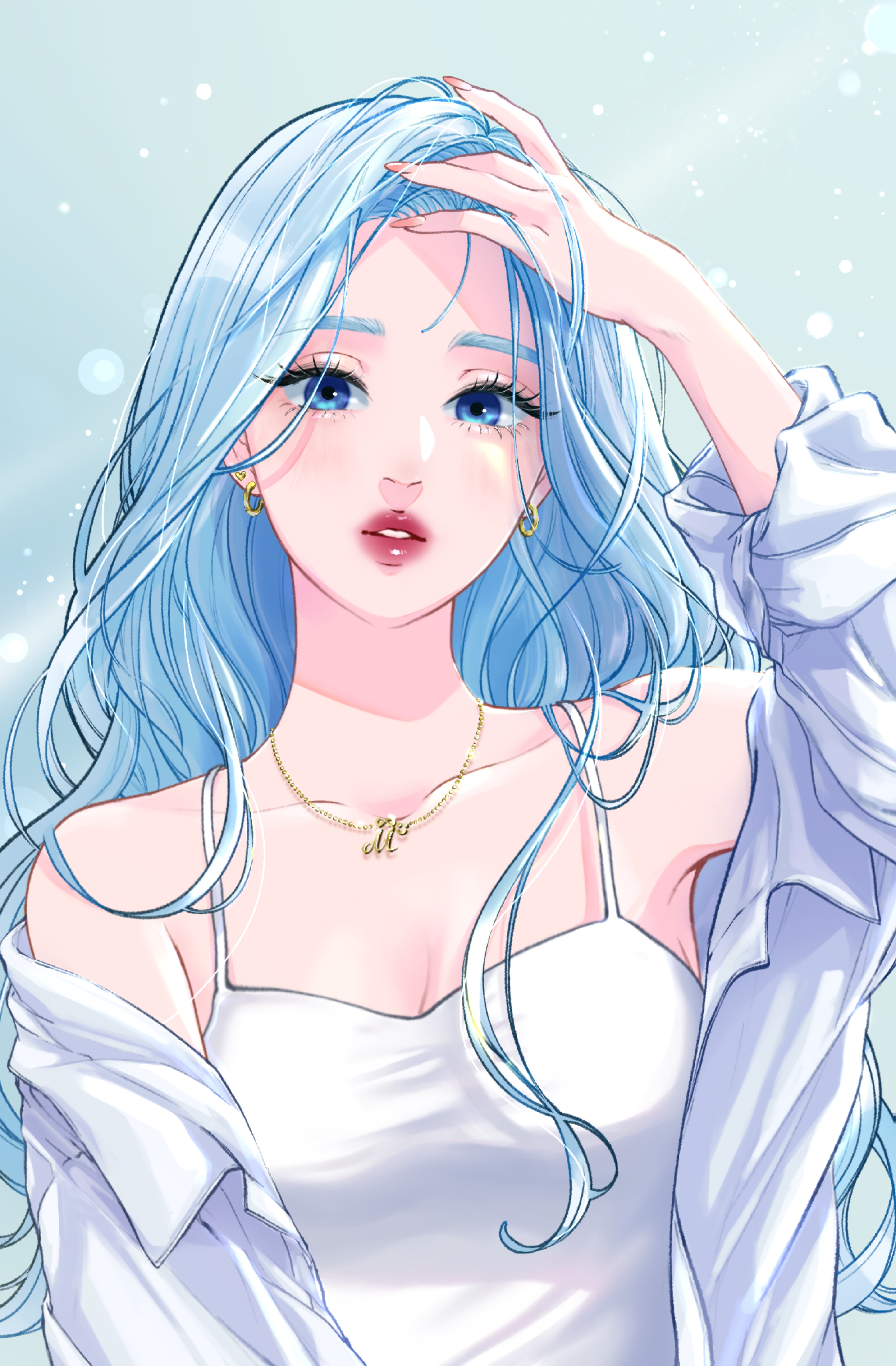 🫐落ち◎おはよー┋無機材