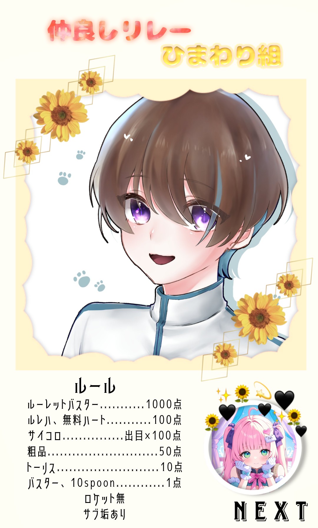 仲良しリレー ひまわり組 3走目