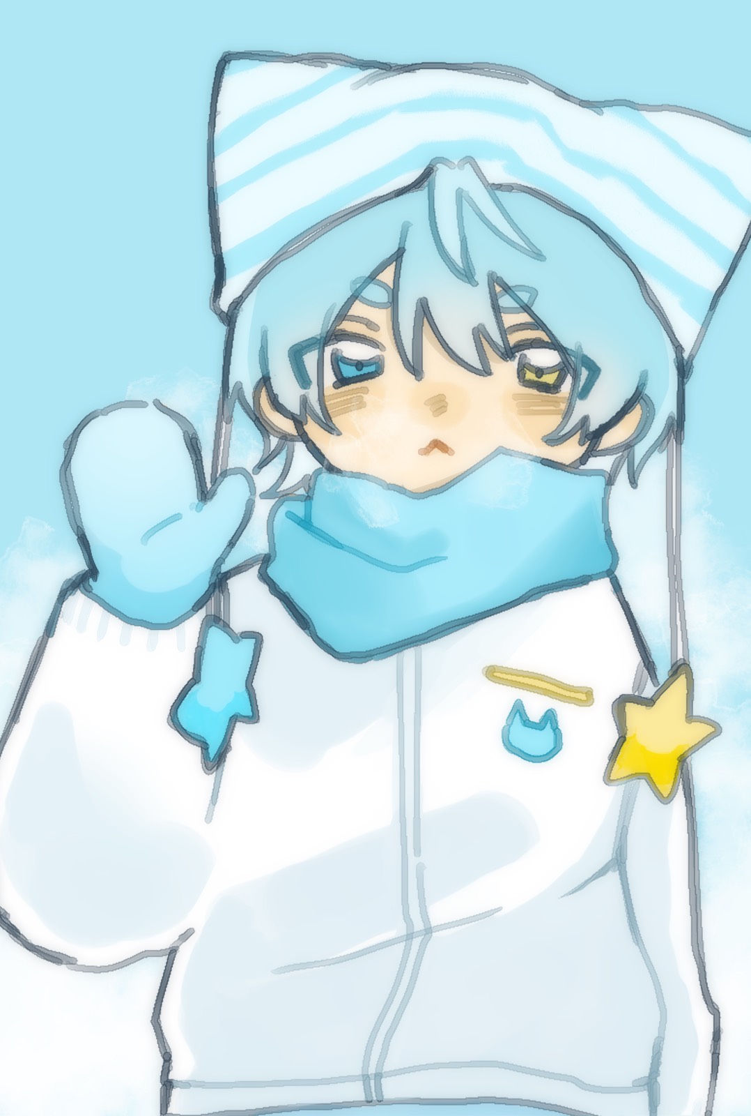 さむいね〜！！！！！おいでー！！！