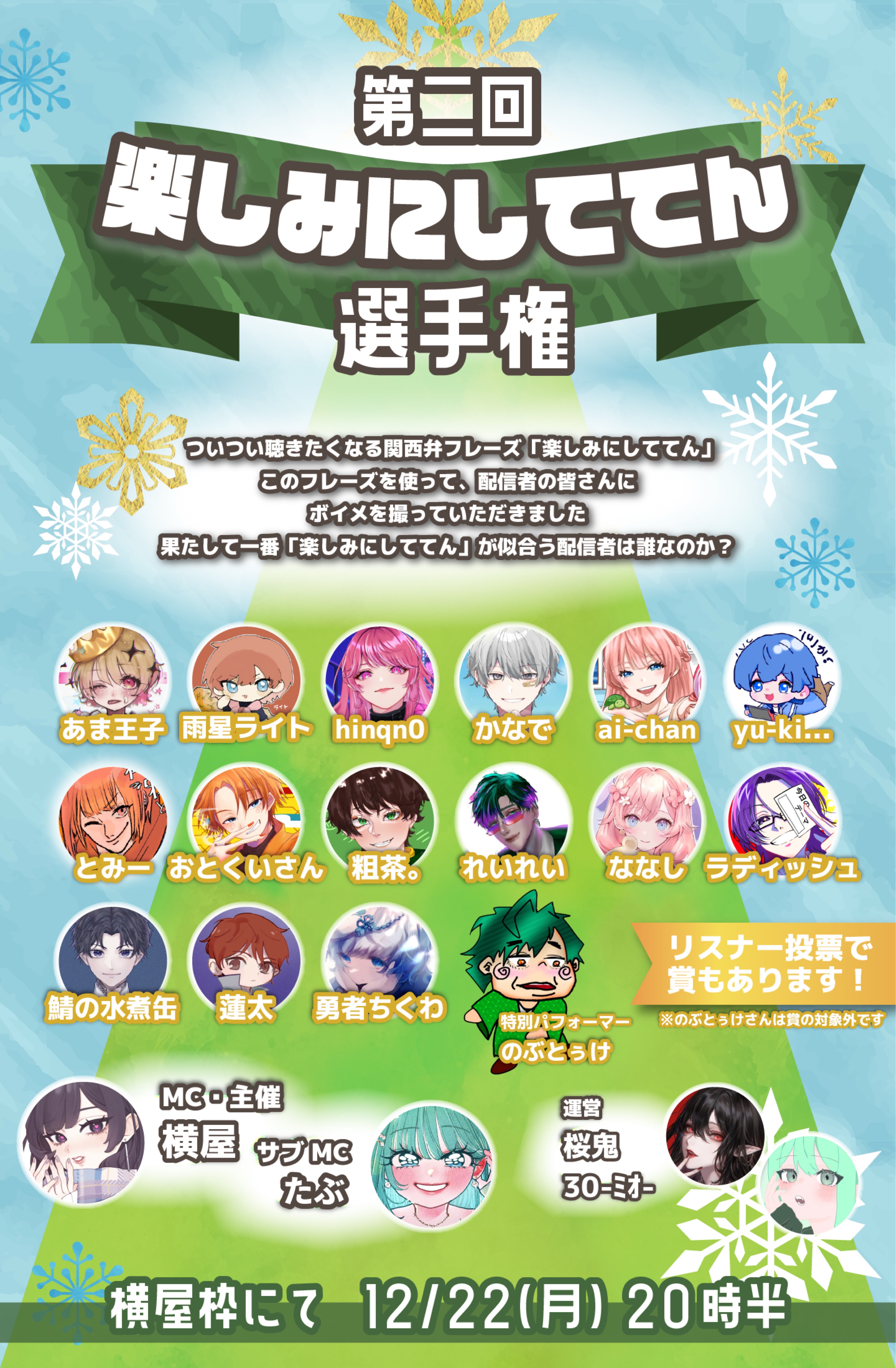 第2回 楽しみにしててん選手権